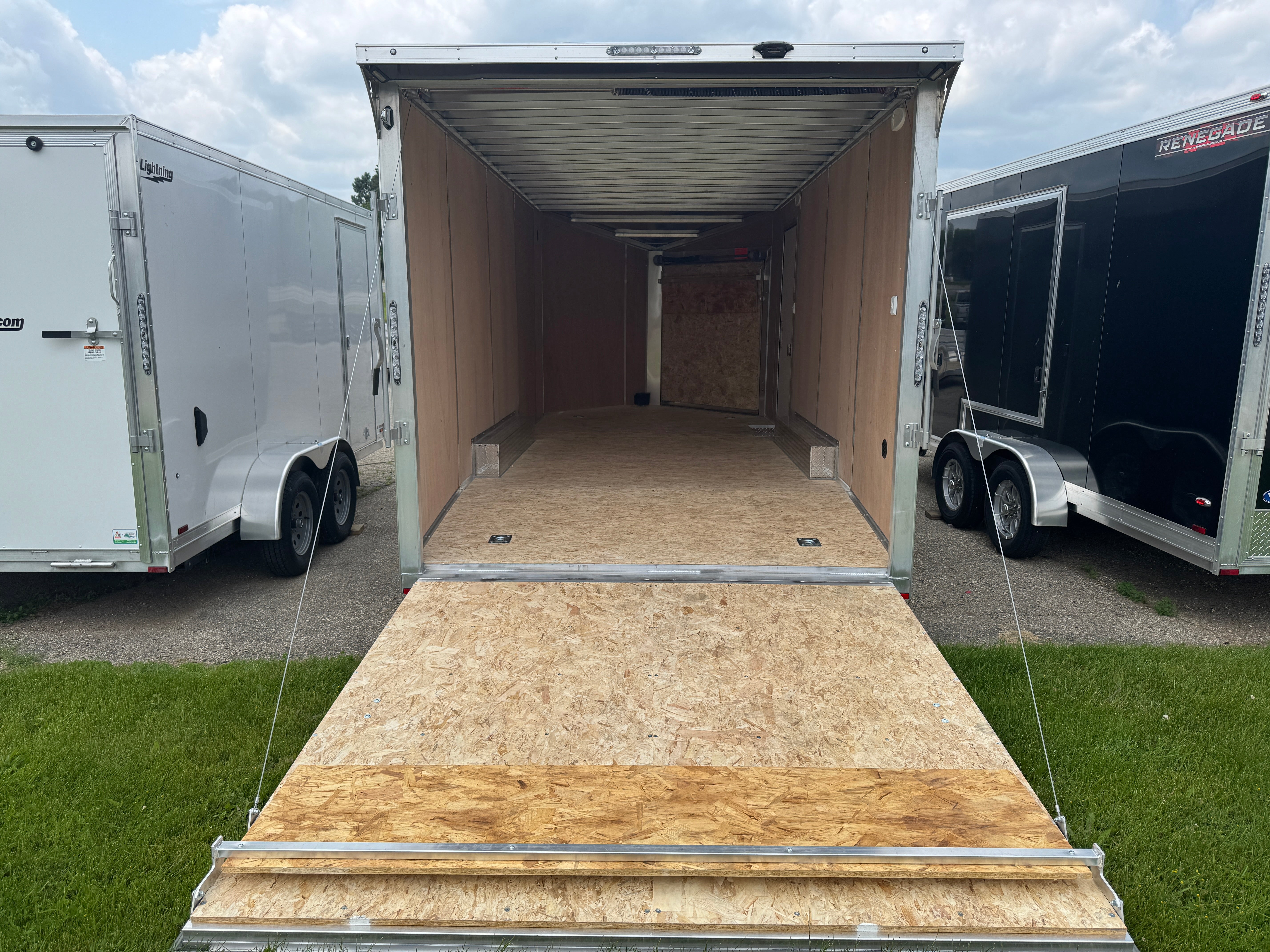 2025 Lightning Aluminum 8.5' x 18' Enclosed Car Hauler Trailer