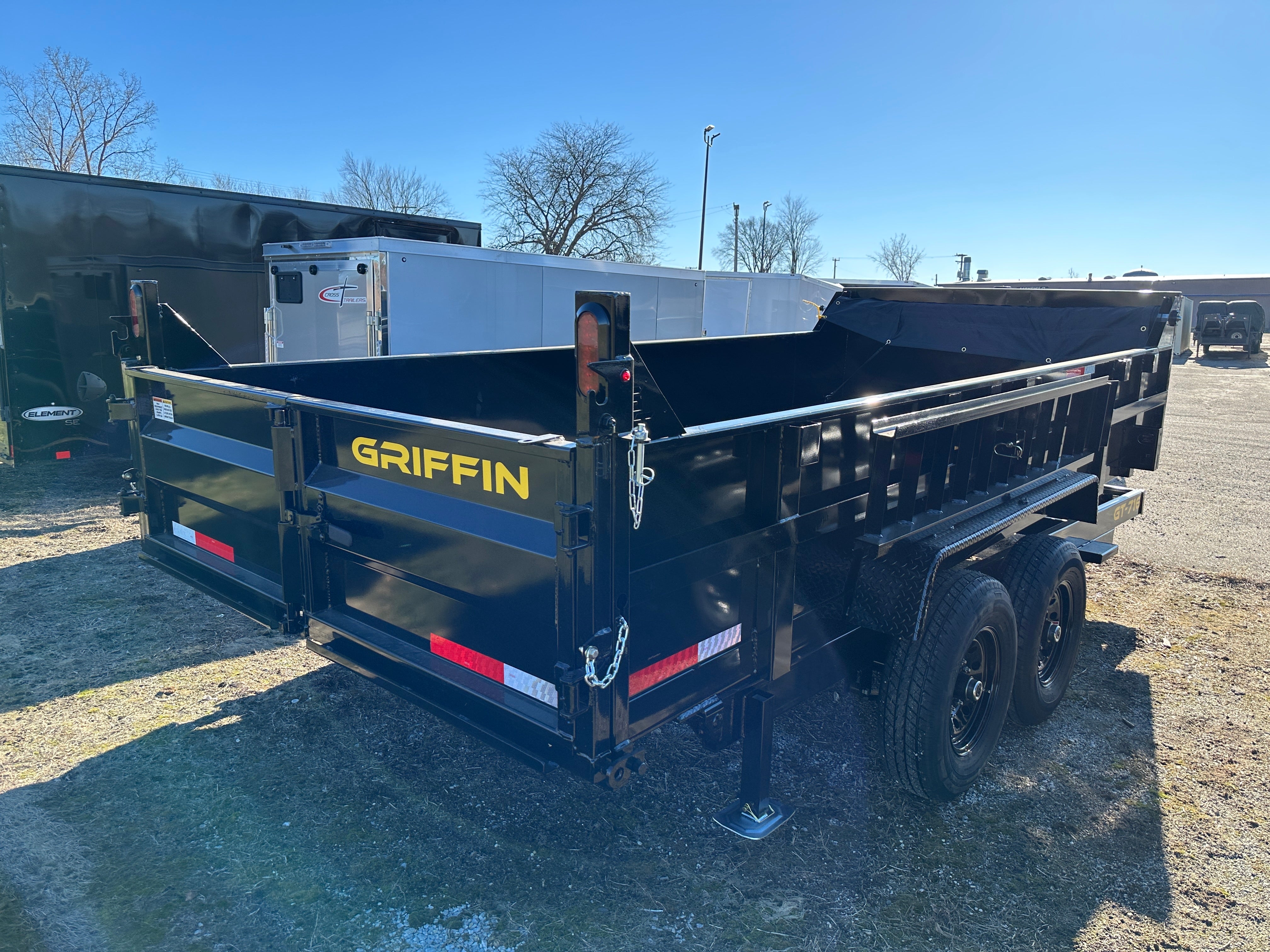 2024 Griffin GT-716 Dump Trailer, 14 K Telescoping