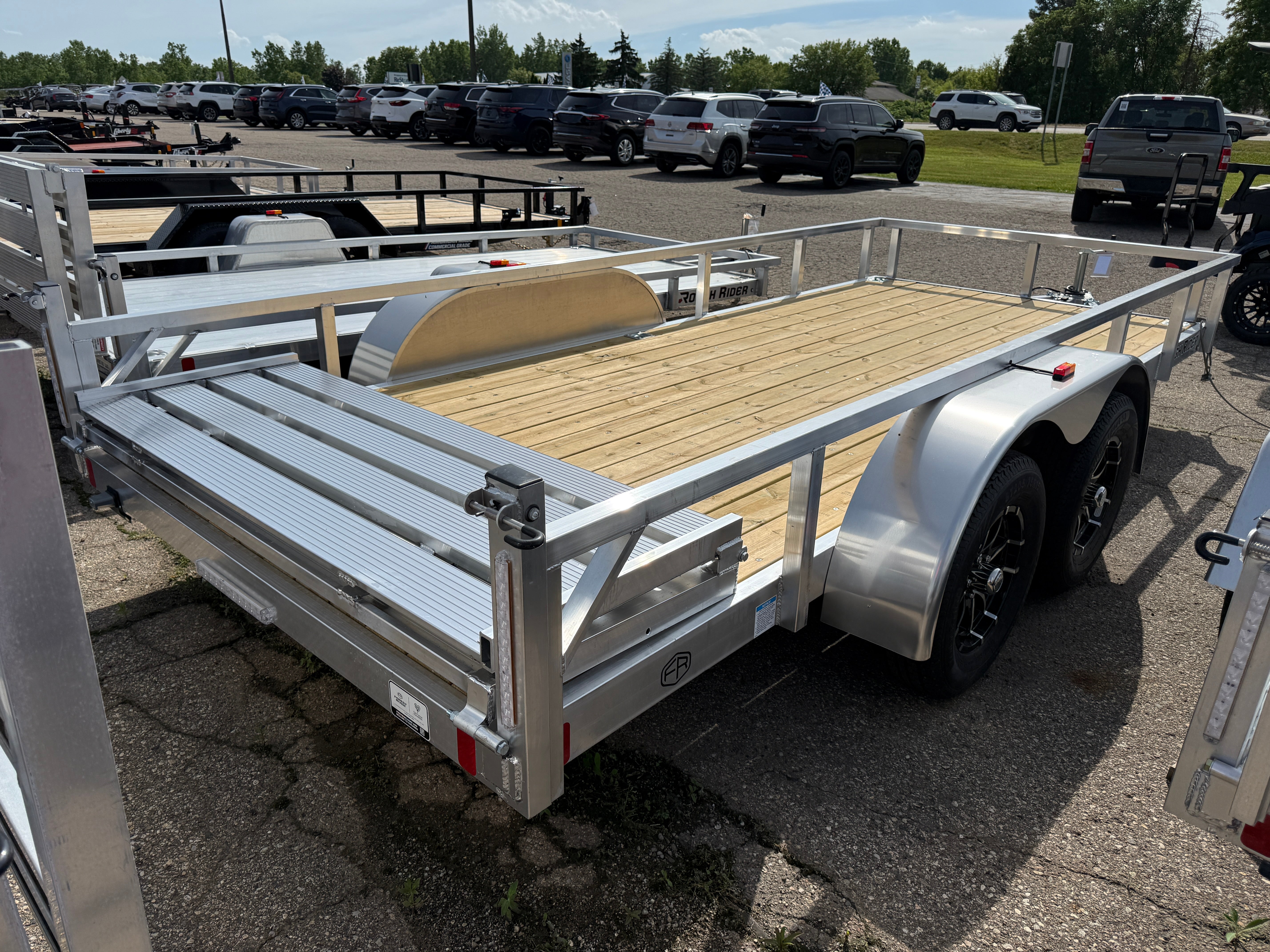 2027 Rough Rider Aluminum  6.5' x 16' Utility Trailer