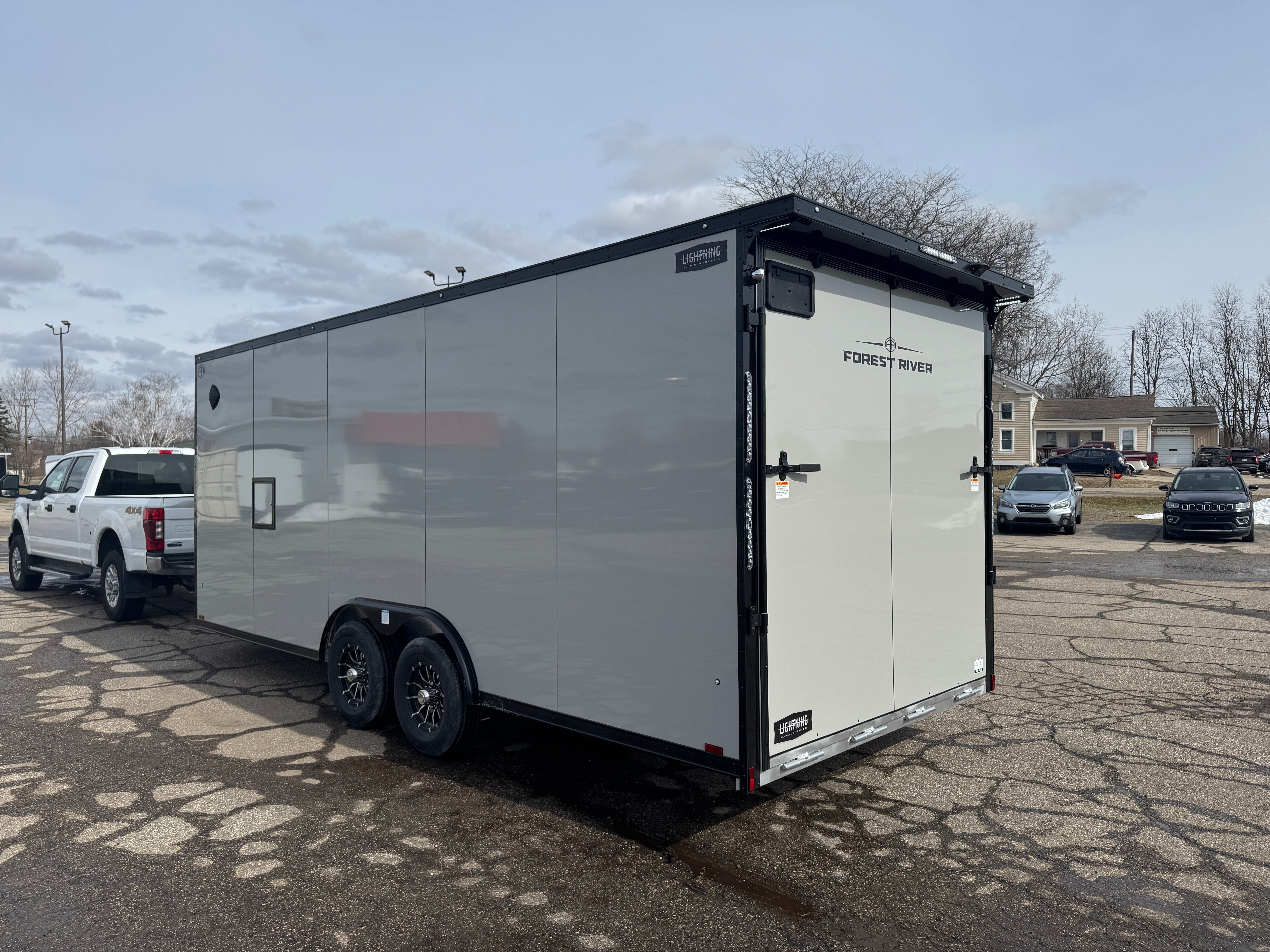 2026 Lightning Aluminum 8.5' x 20' Enclosed Car Hauler / Snowmobile Trailer