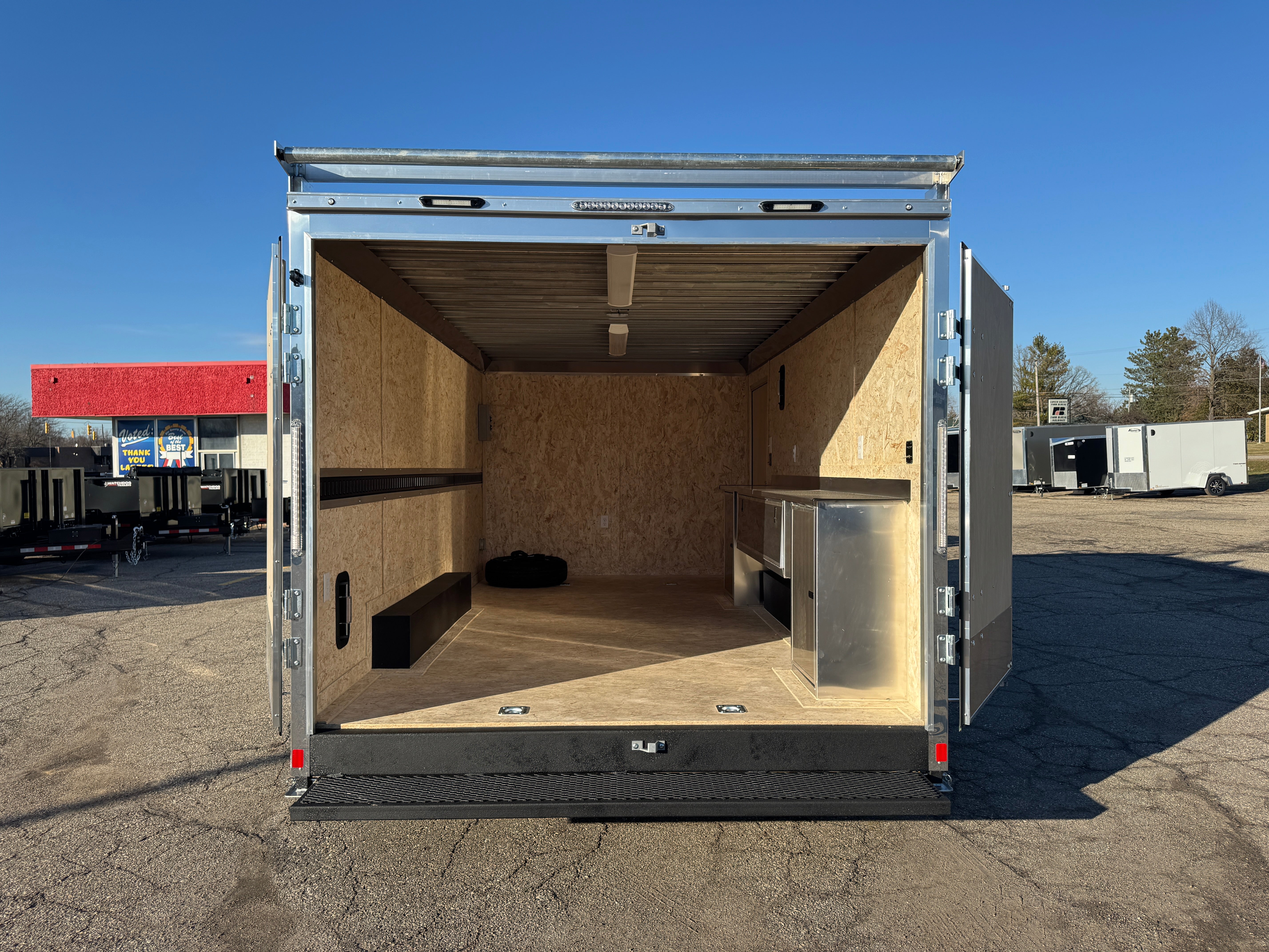 2026 Formula 8.5' x 16' Contractor Deluxe Flat Top Bullnose Enclosed Trailer