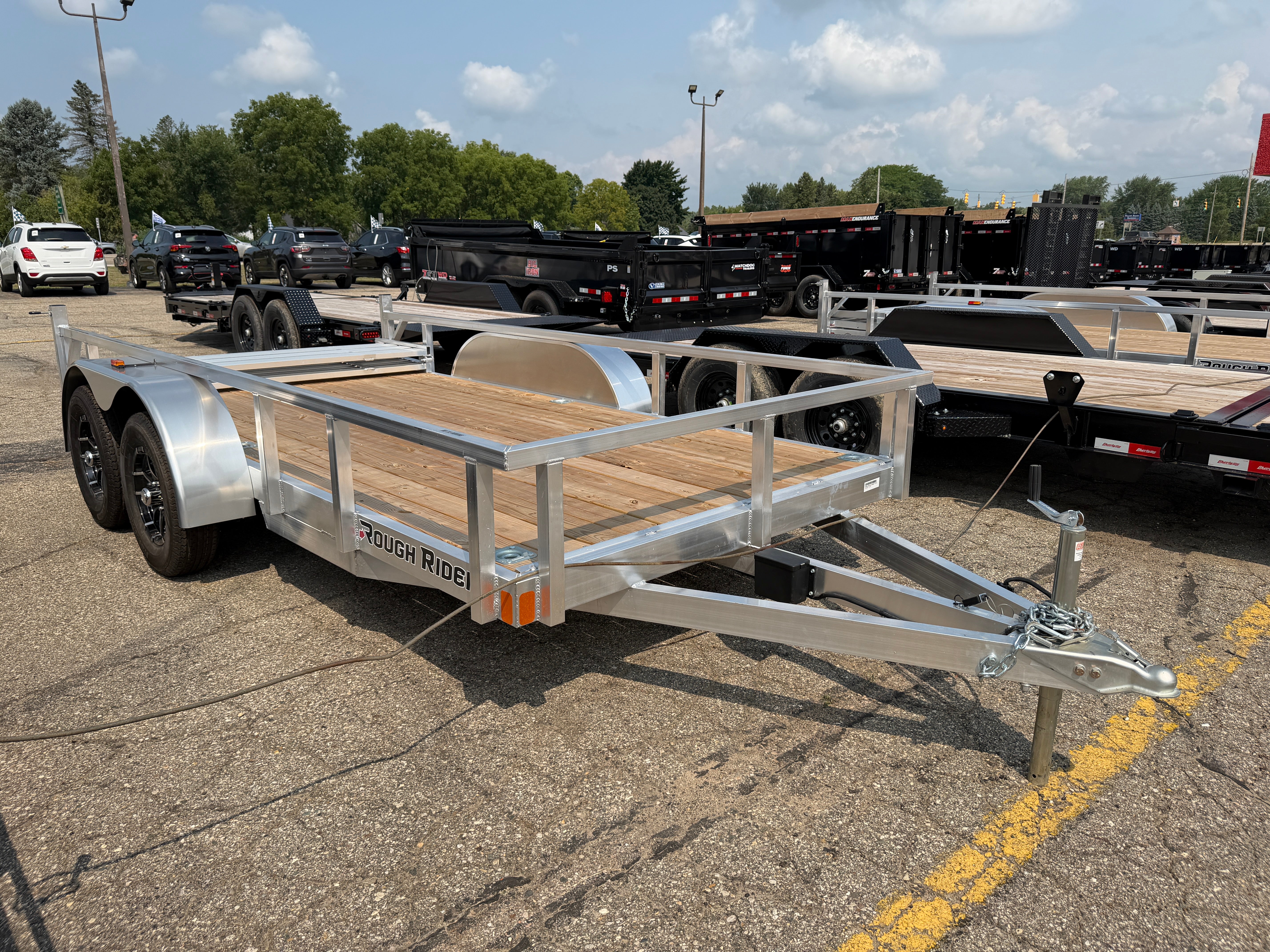 2027 Rough Rider Aluminum 6.5' x 14' Utility Trailer
