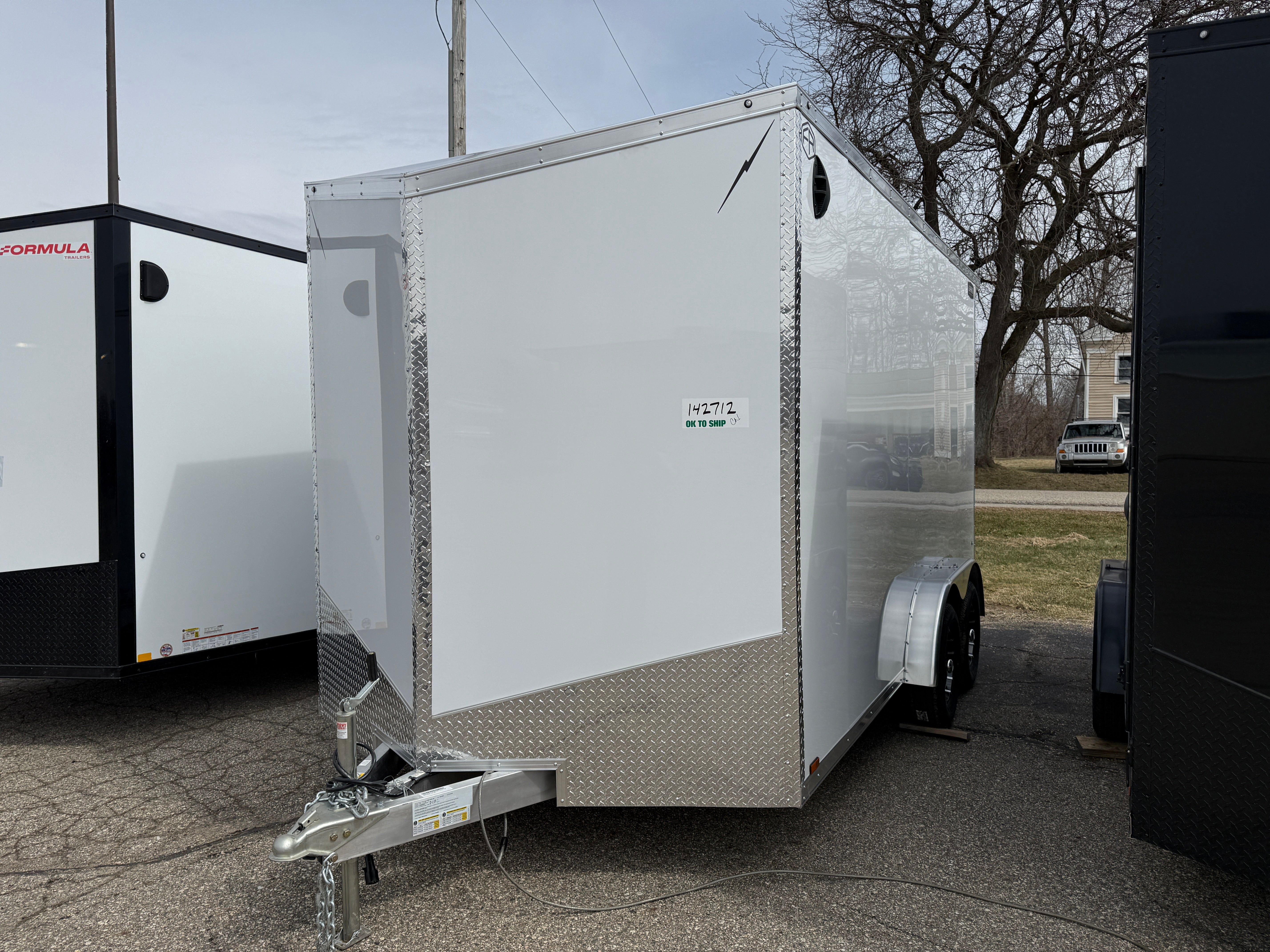 2026 Lightning Aluminum 7.5' x 14' Enclosed Cargo Trailer