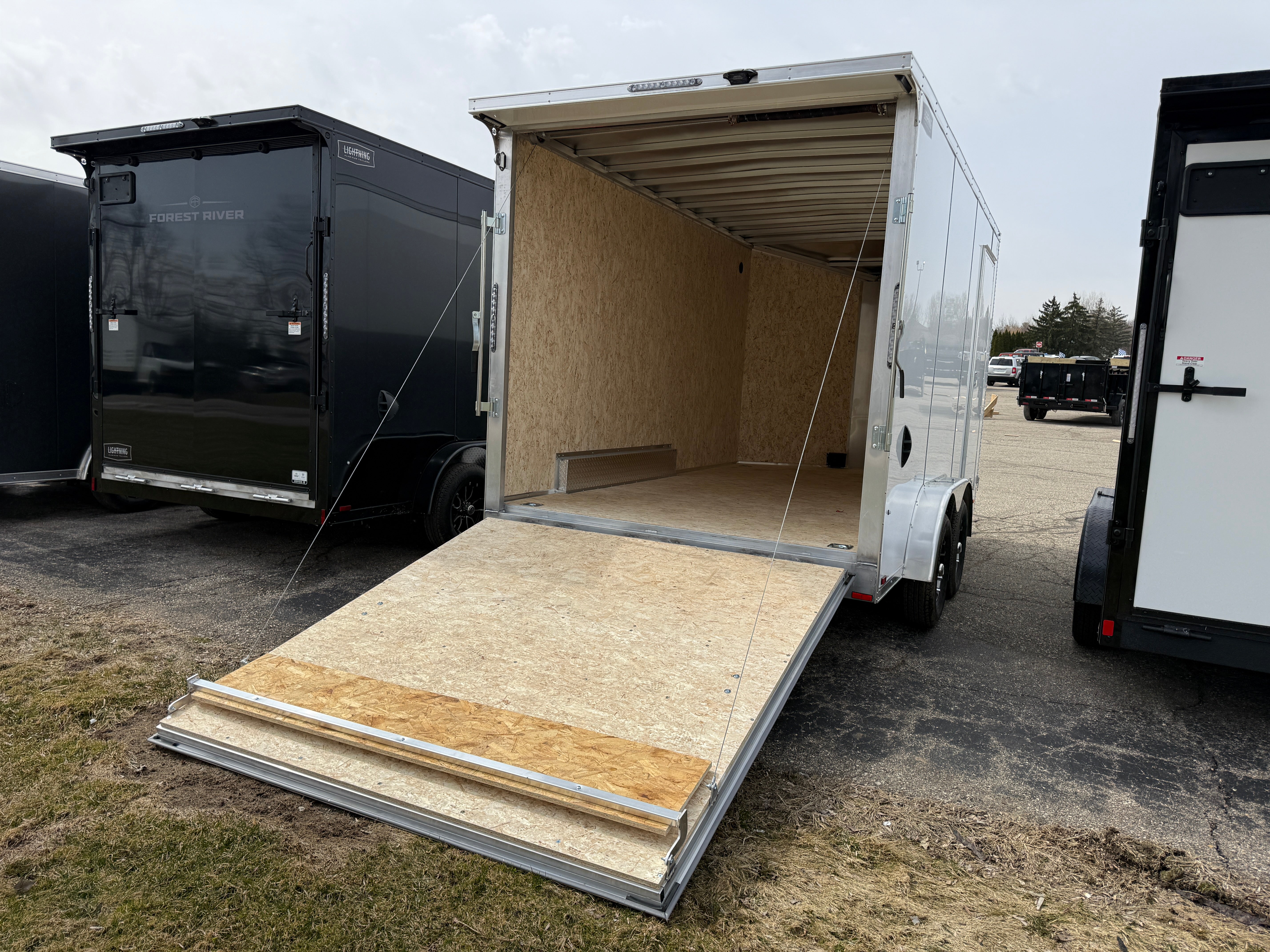 2026 Lightning Aluminum 7.5' x 14' Enclosed Cargo Trailer
