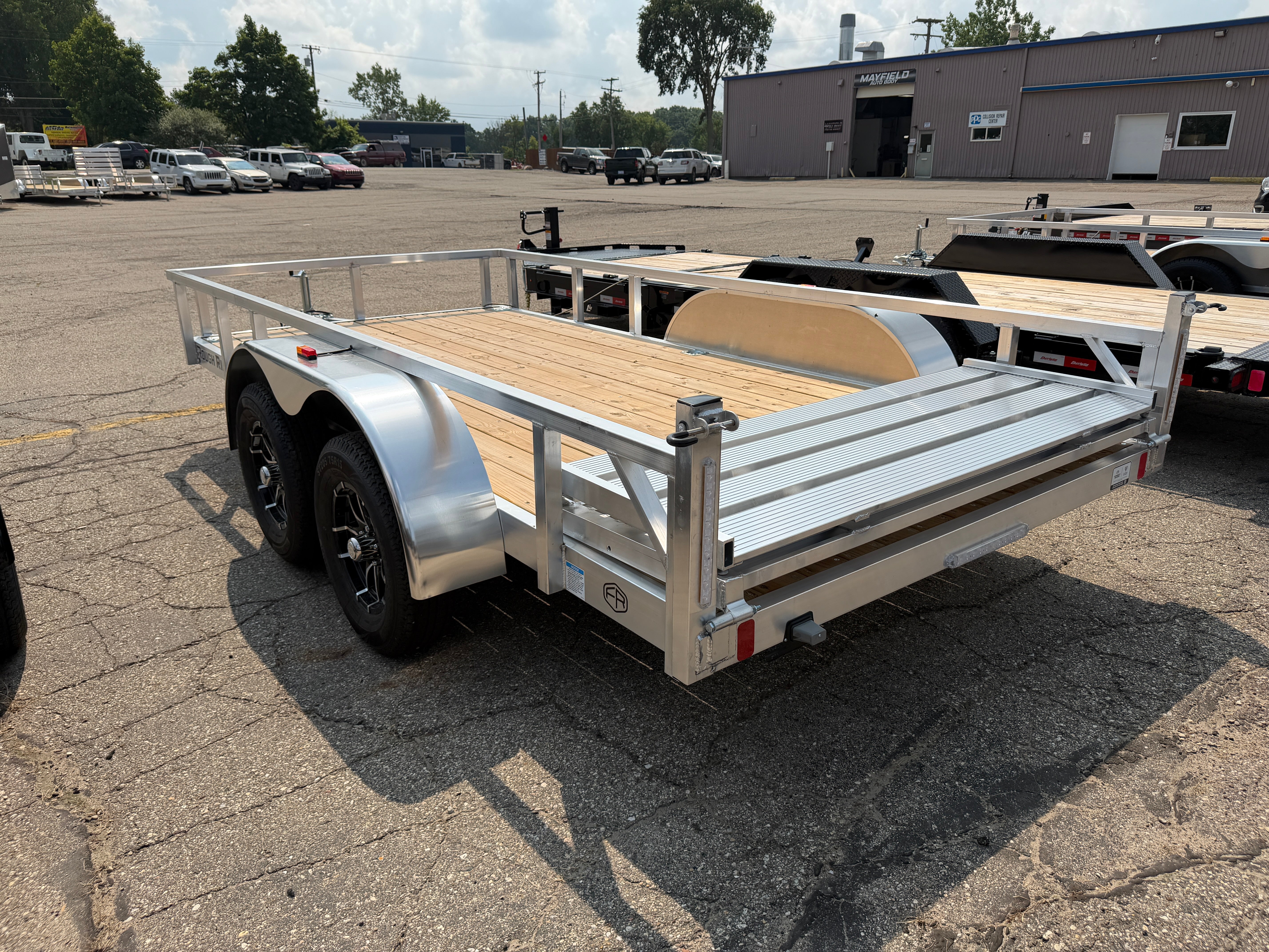 2027 Rough Rider Aluminum 6.5' x 14' Utility Trailer