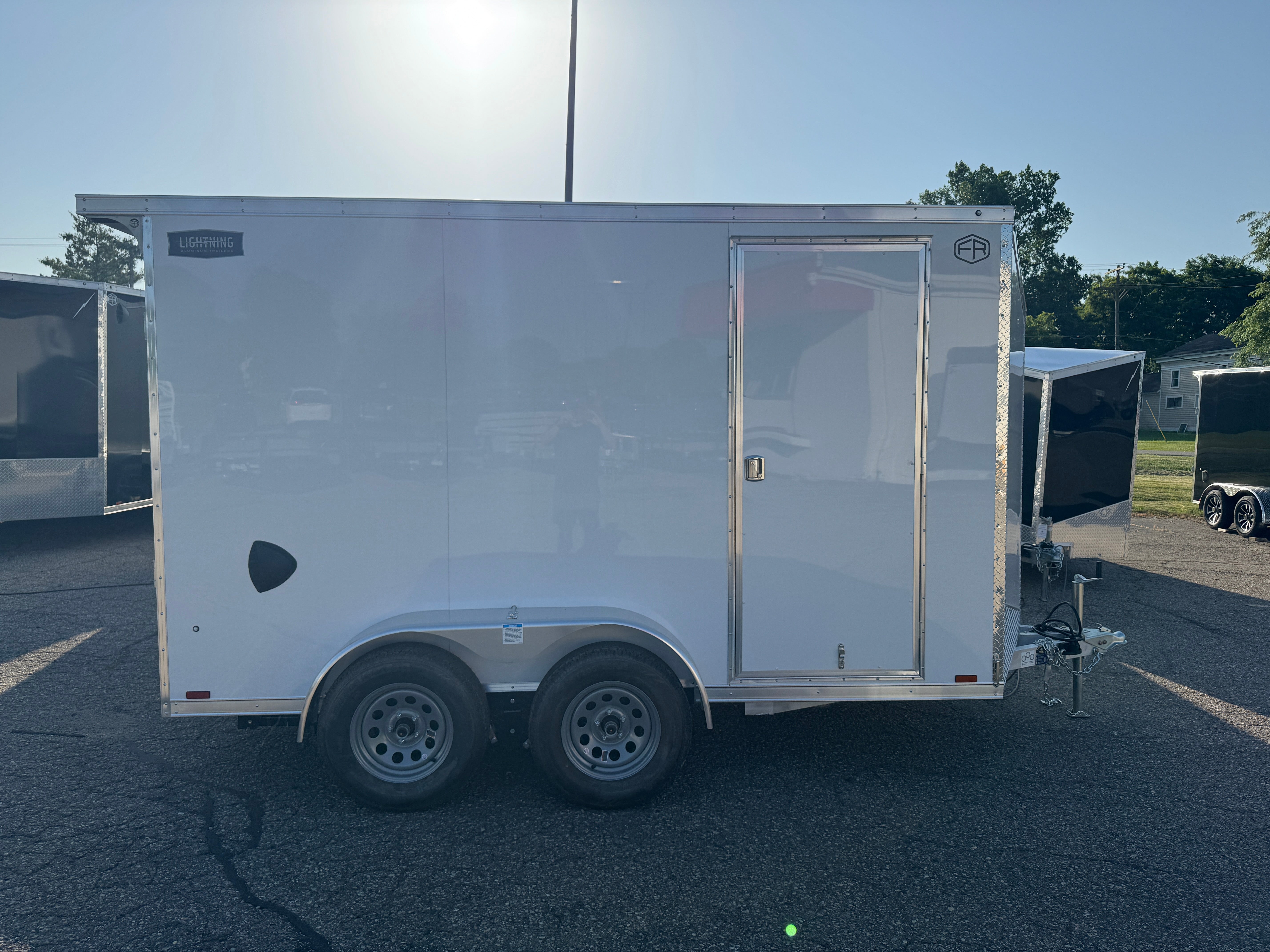 2027 Lightning Aluminum 7' x 12' Enclosed Trailer