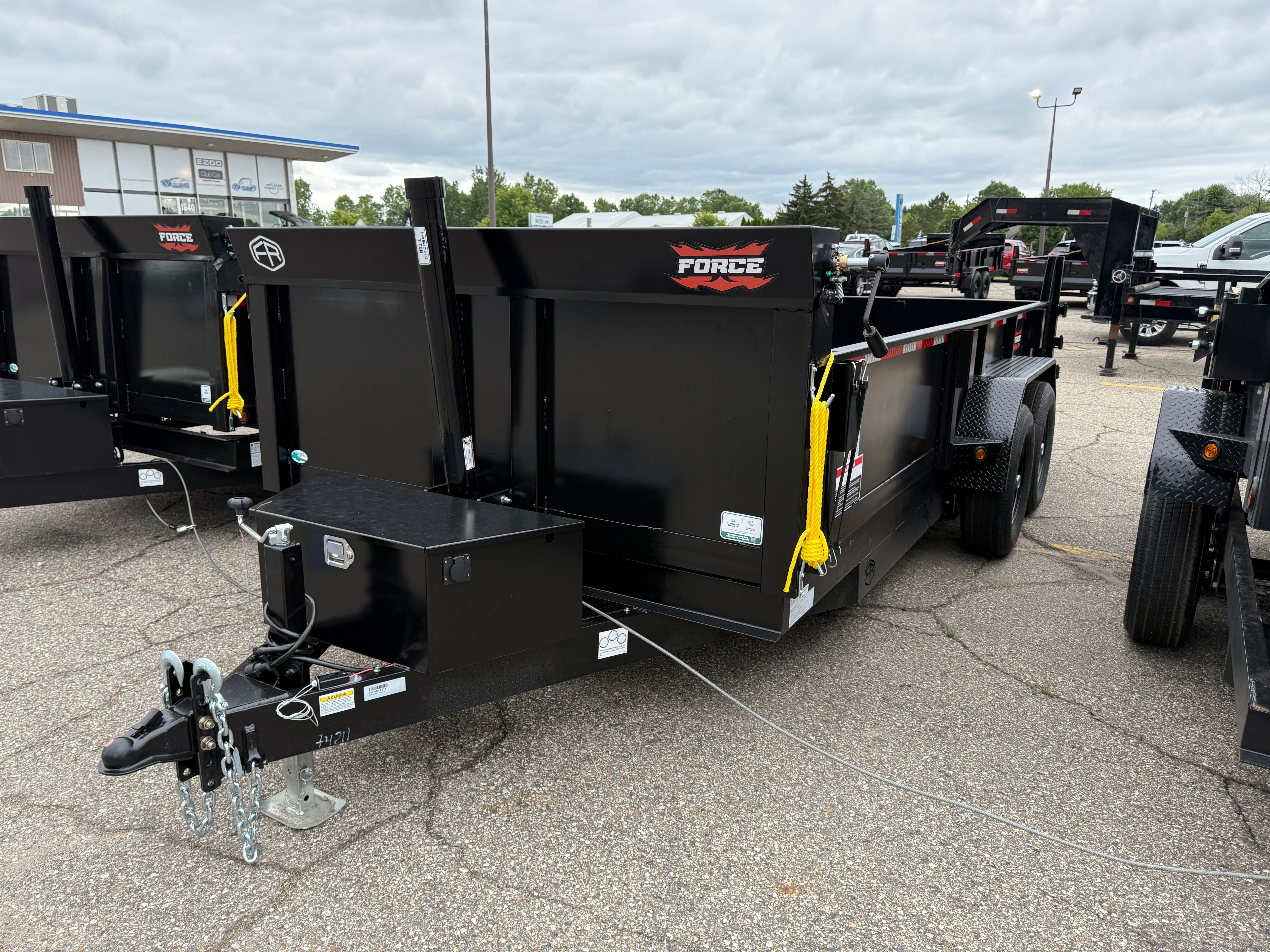 2026 Force 7' x 16' Telescoping Dump Trailer