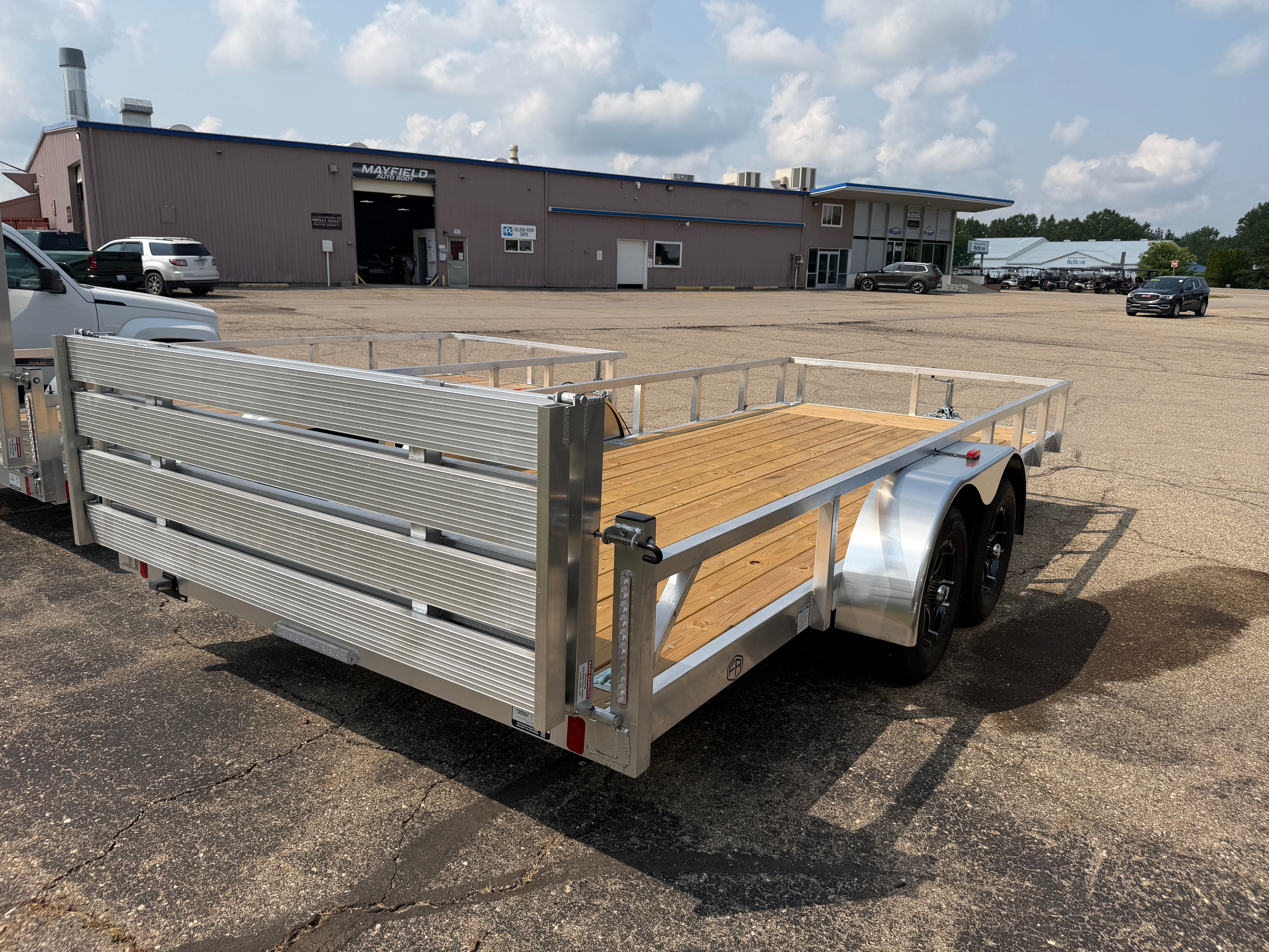 2027 Rough Rider Aluminum 7' x 18' Utility Trailer