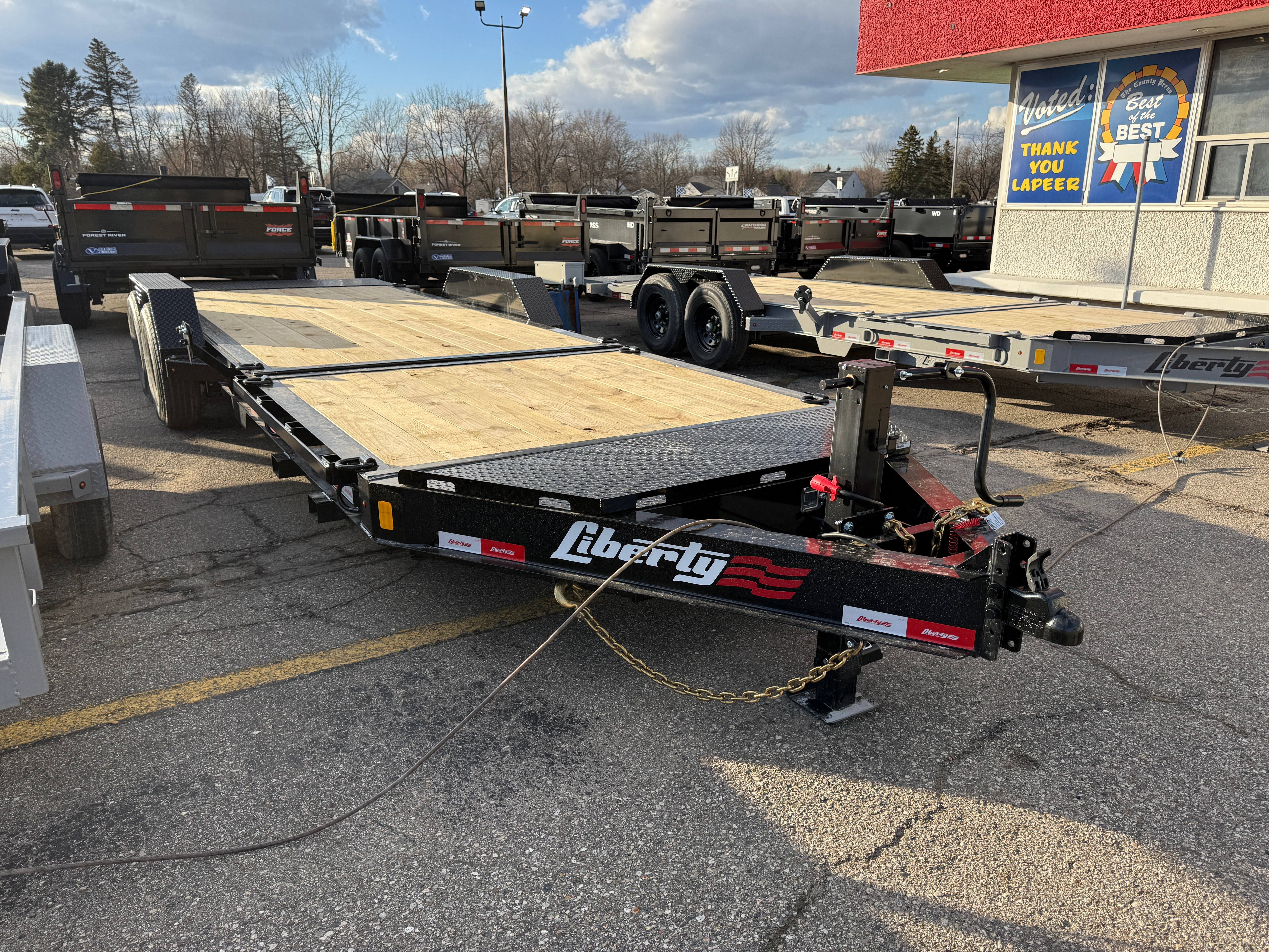 2026 Liberty 83" x 22' Tilt Deck Equipment Trailer