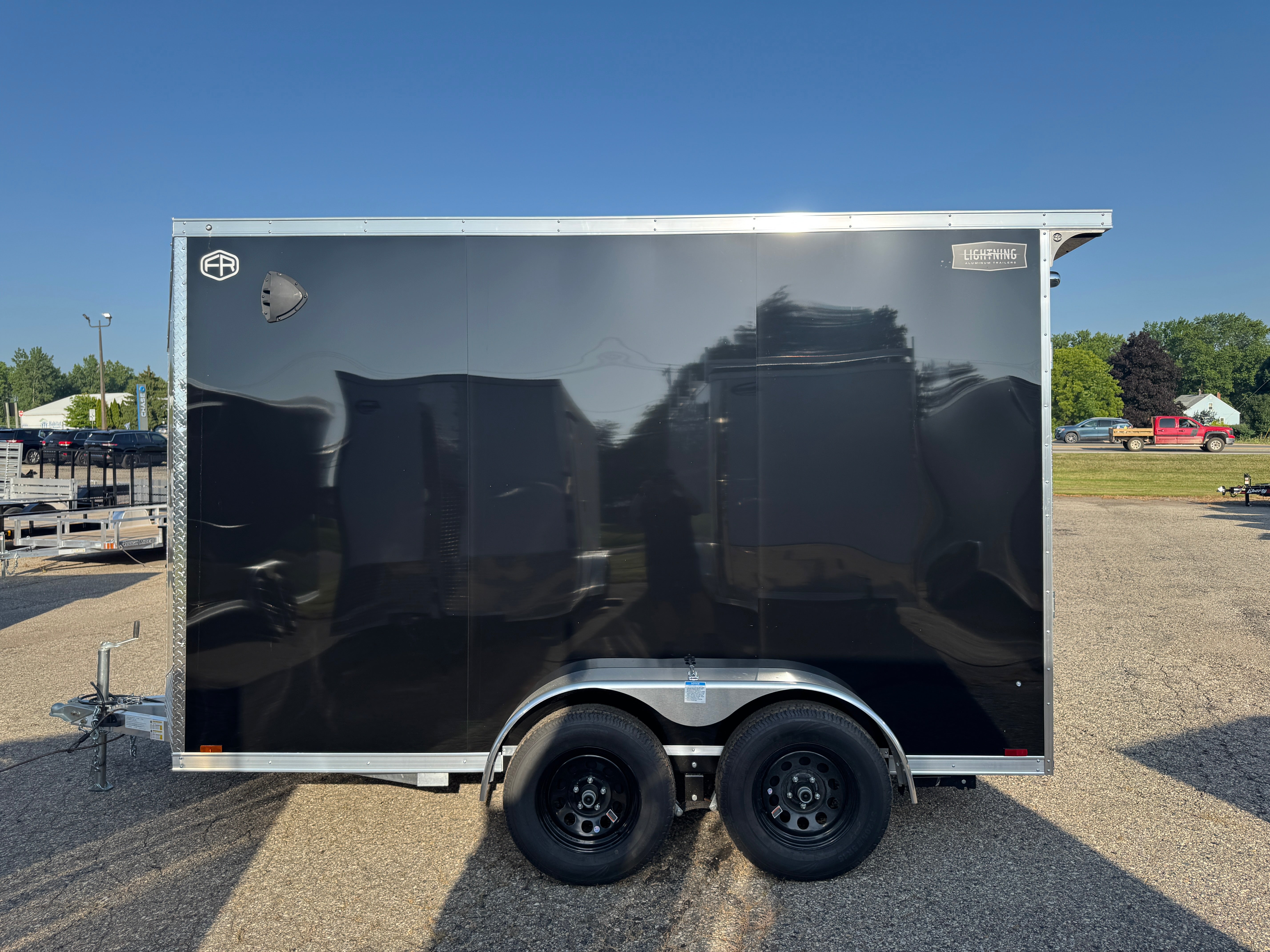 2027 Lightning Aluminum 7' x 12' Enclosed Trailer