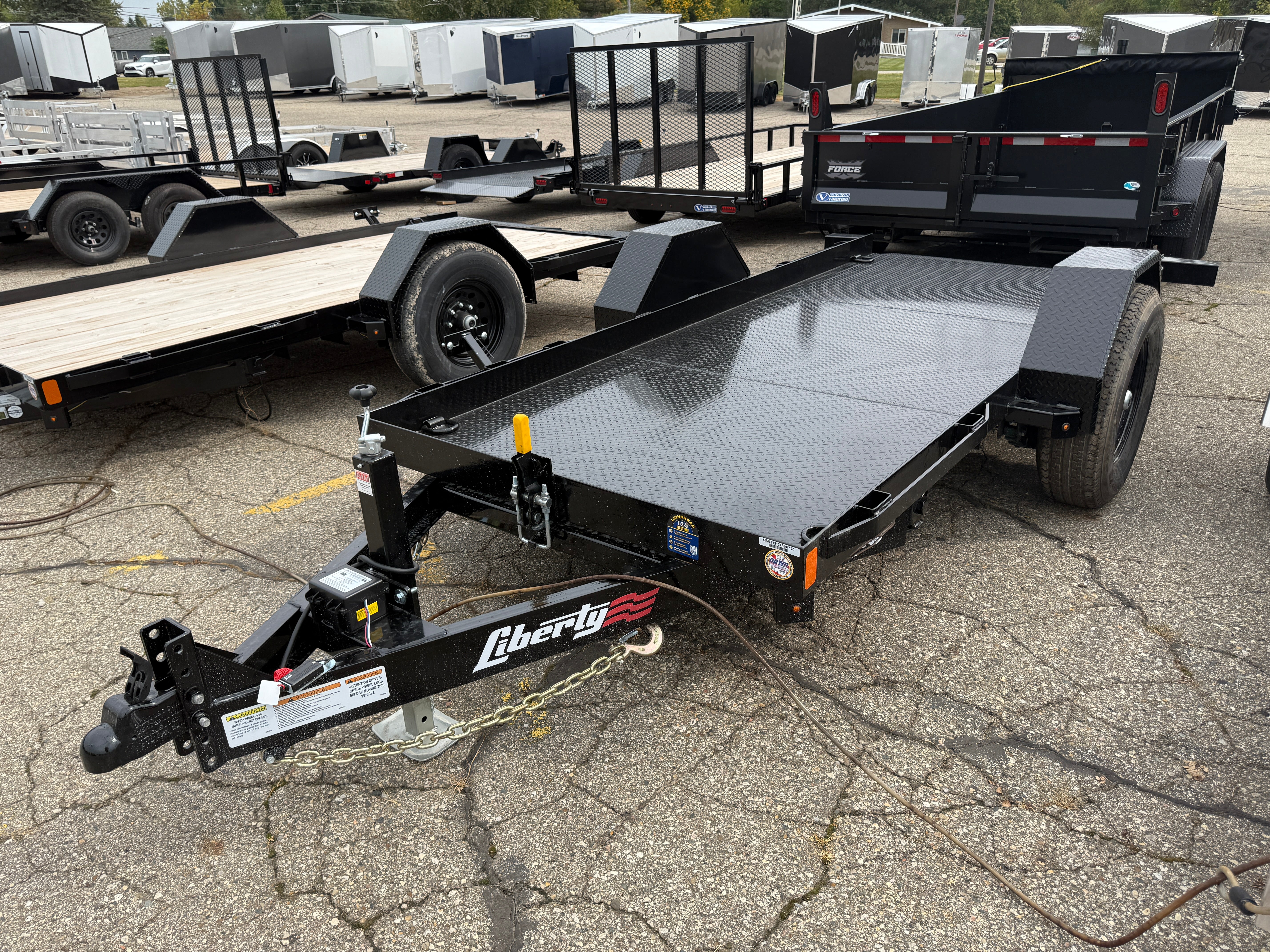2026 Liberty 60" x 12' Tilt Deck Equipment Trailer
