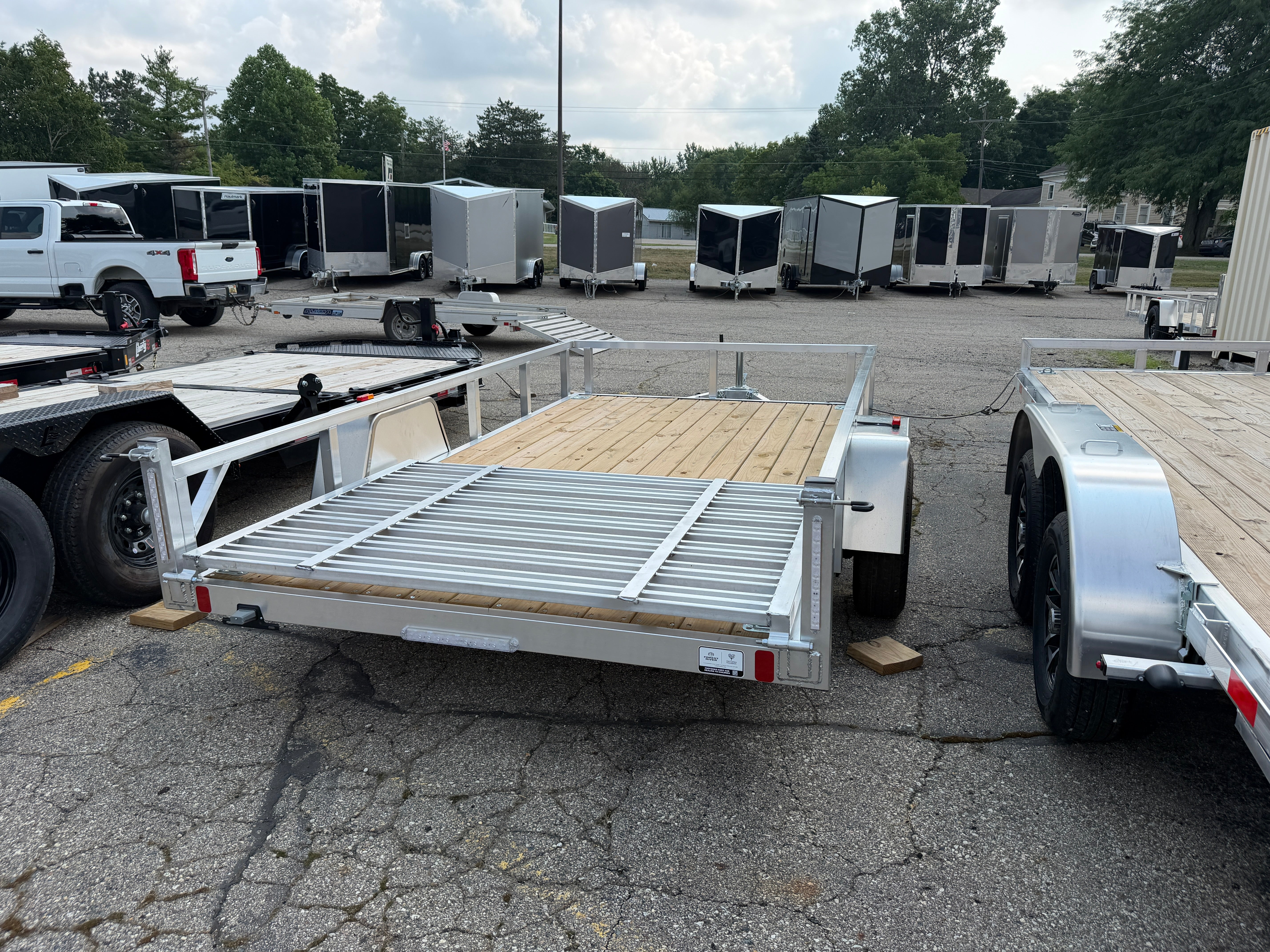 2027 Rough Rider Aluminum 6.5' x 12' Utility Trailer
