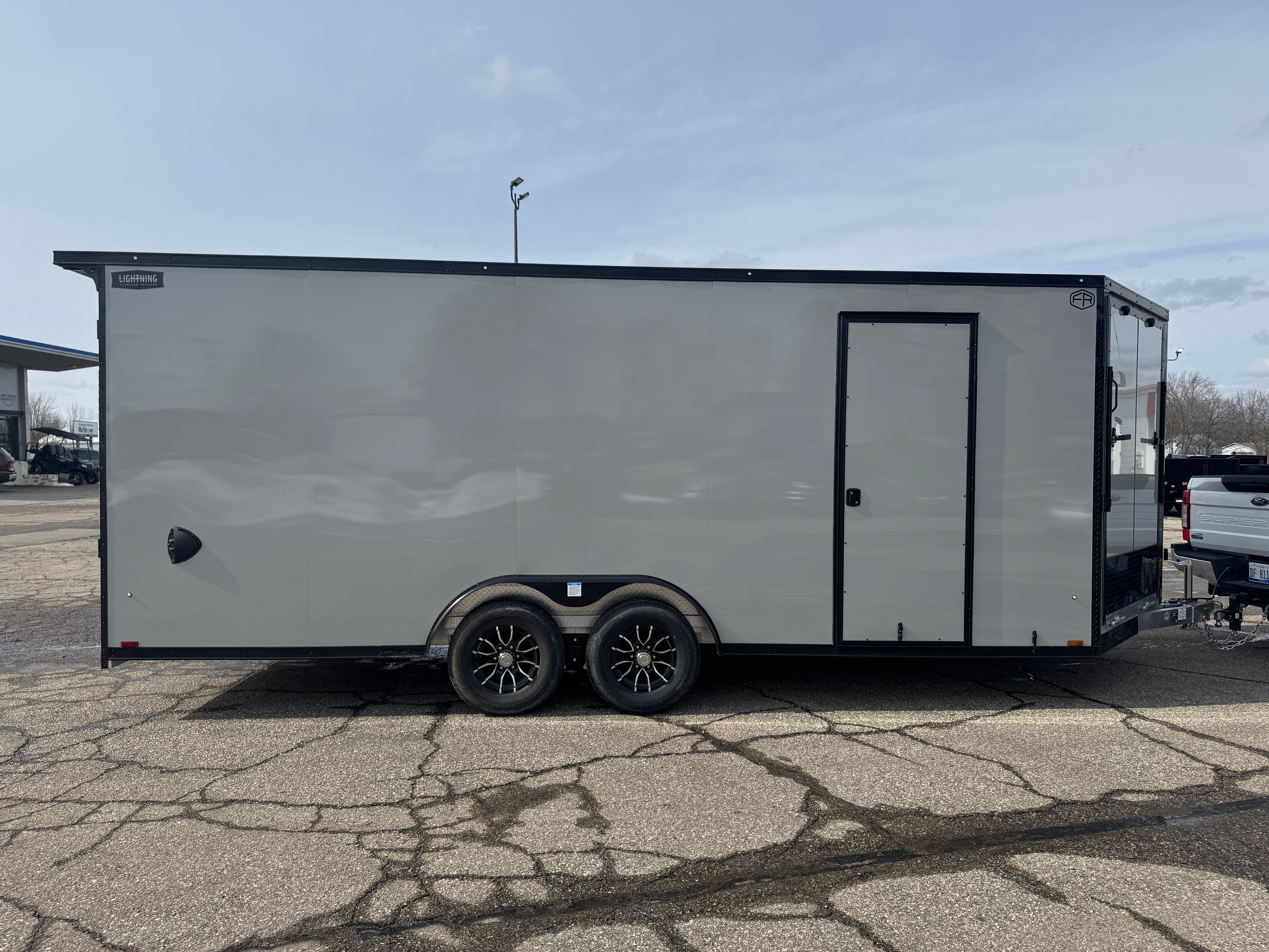 2026 Lightning Aluminum 8.5' x 20' Enclosed Car Hauler / Snowmobile Trailer