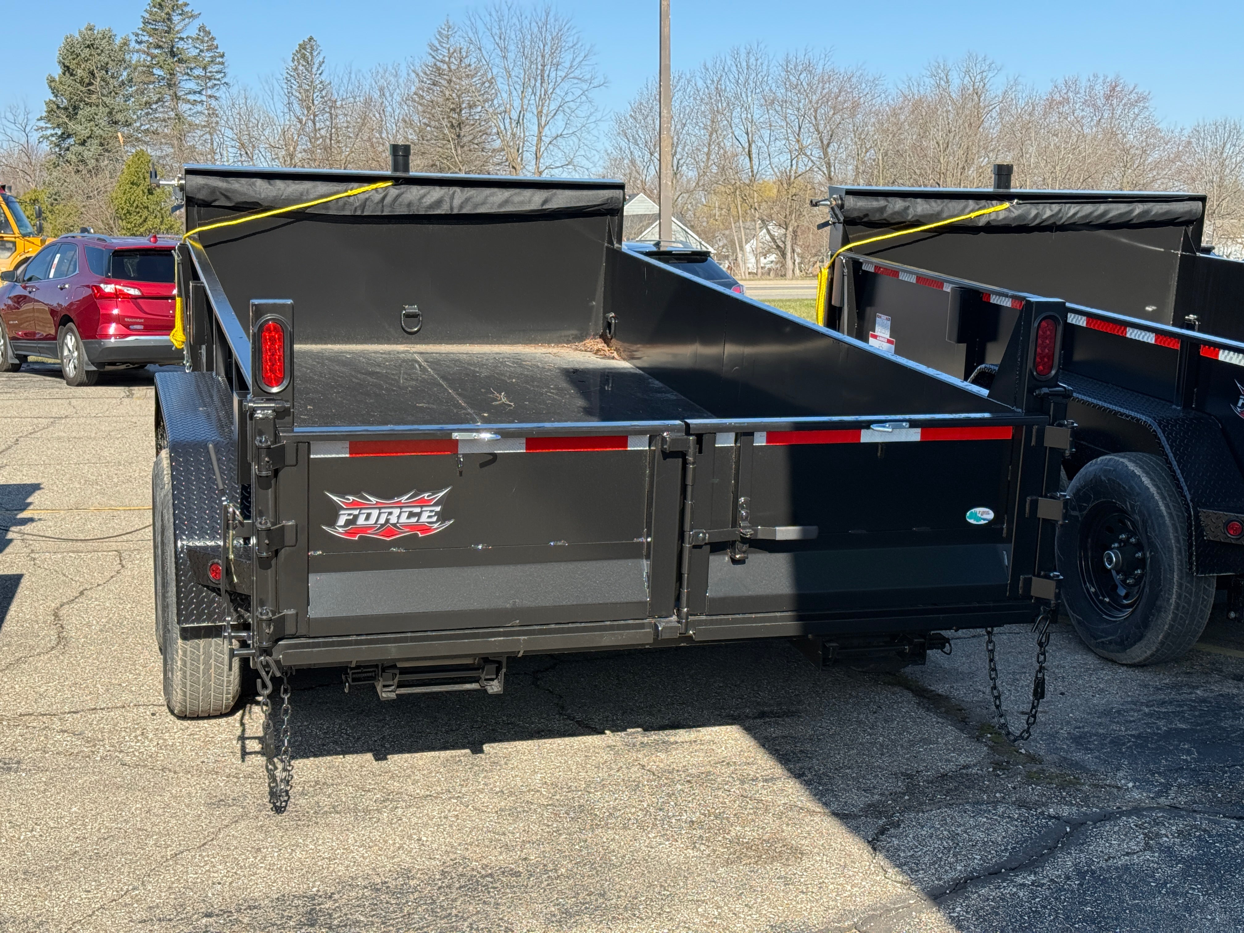 2025 Force 7' x 14' Telescoping Dump Trailer
