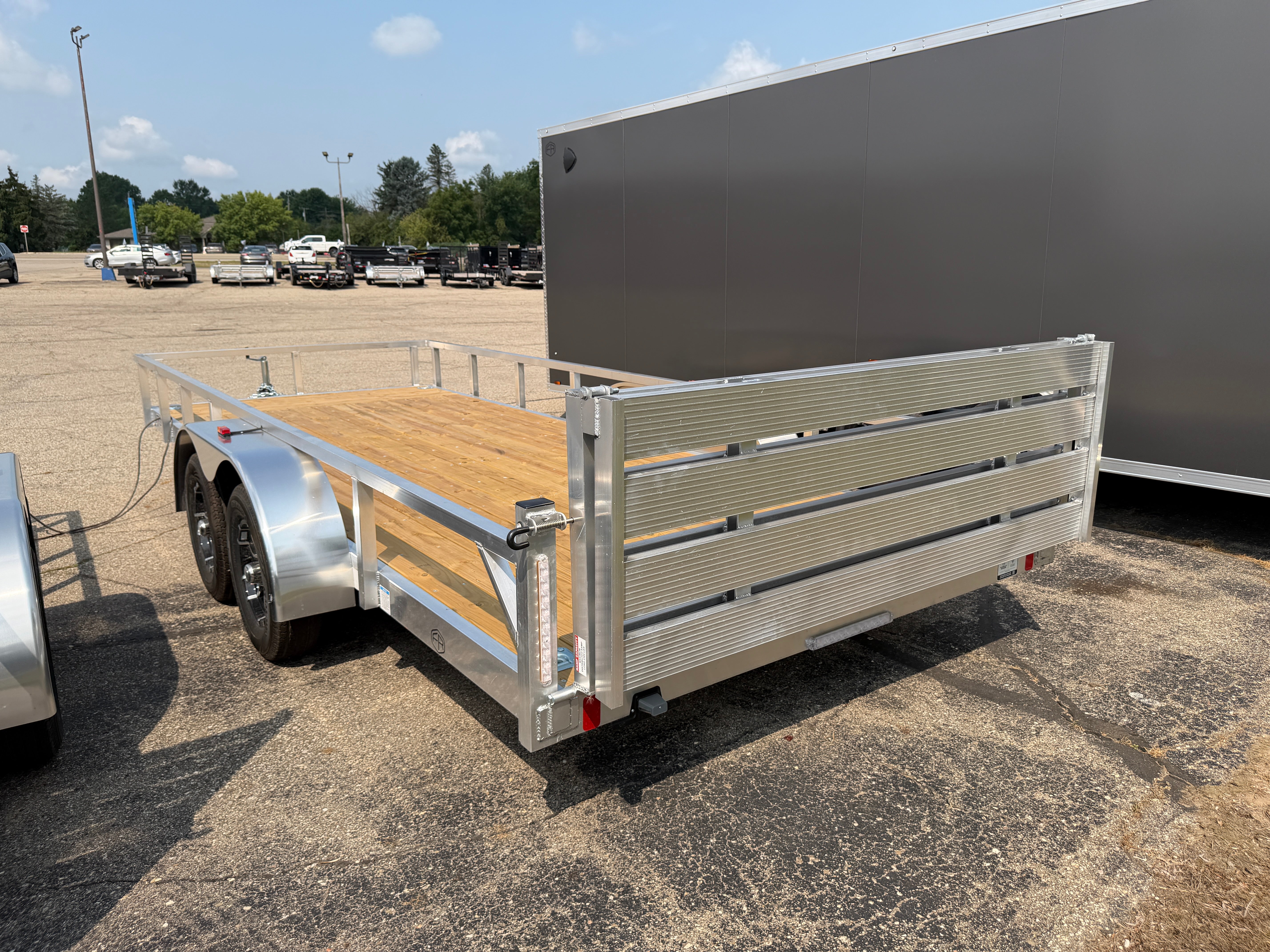 2027 Rough Rider Aluminum 7' x 18' Utility Trailer