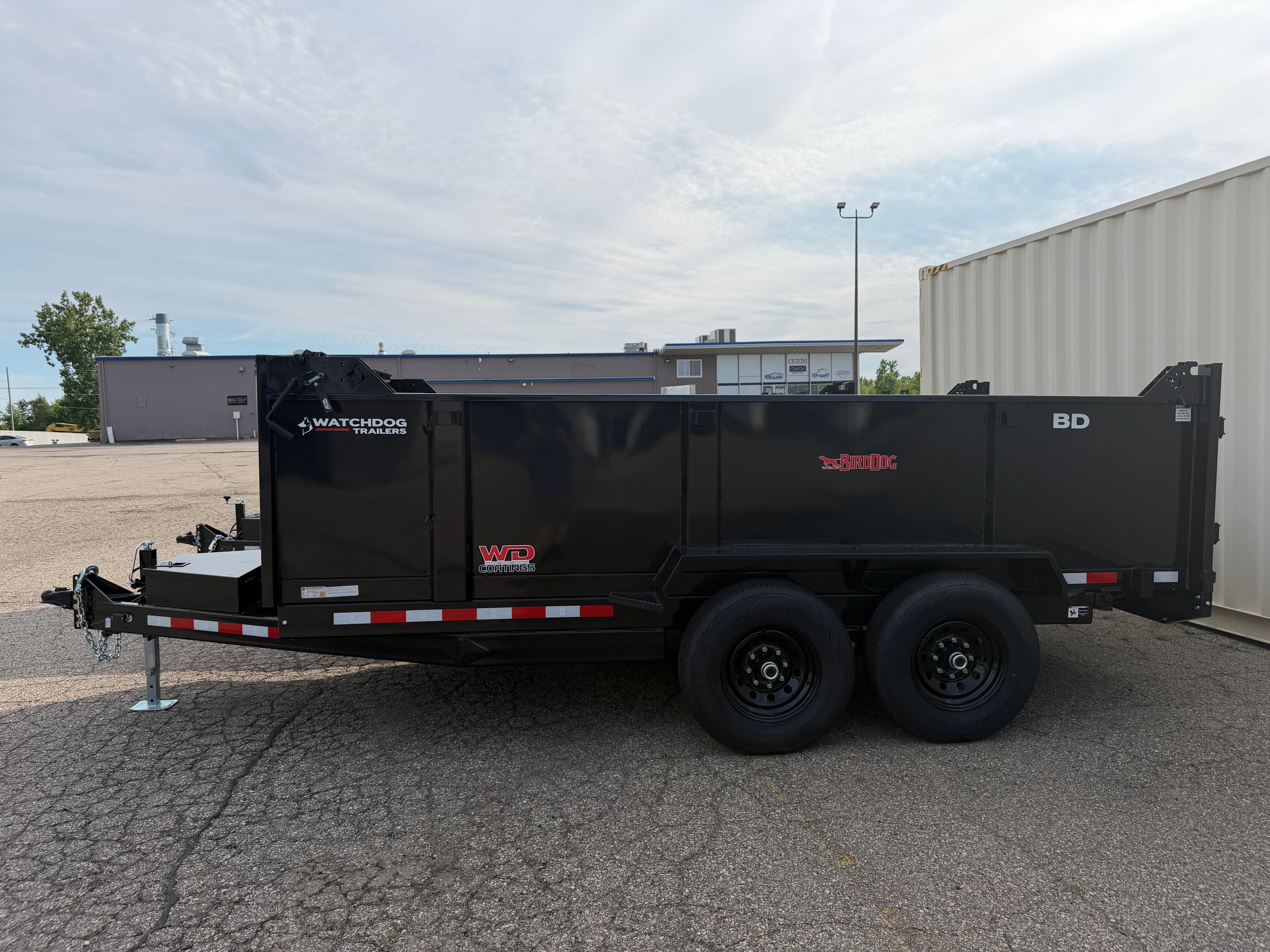 2026 Watchdog Bird Dog 7' x 14' High Side Telescoping Dump Trailer
