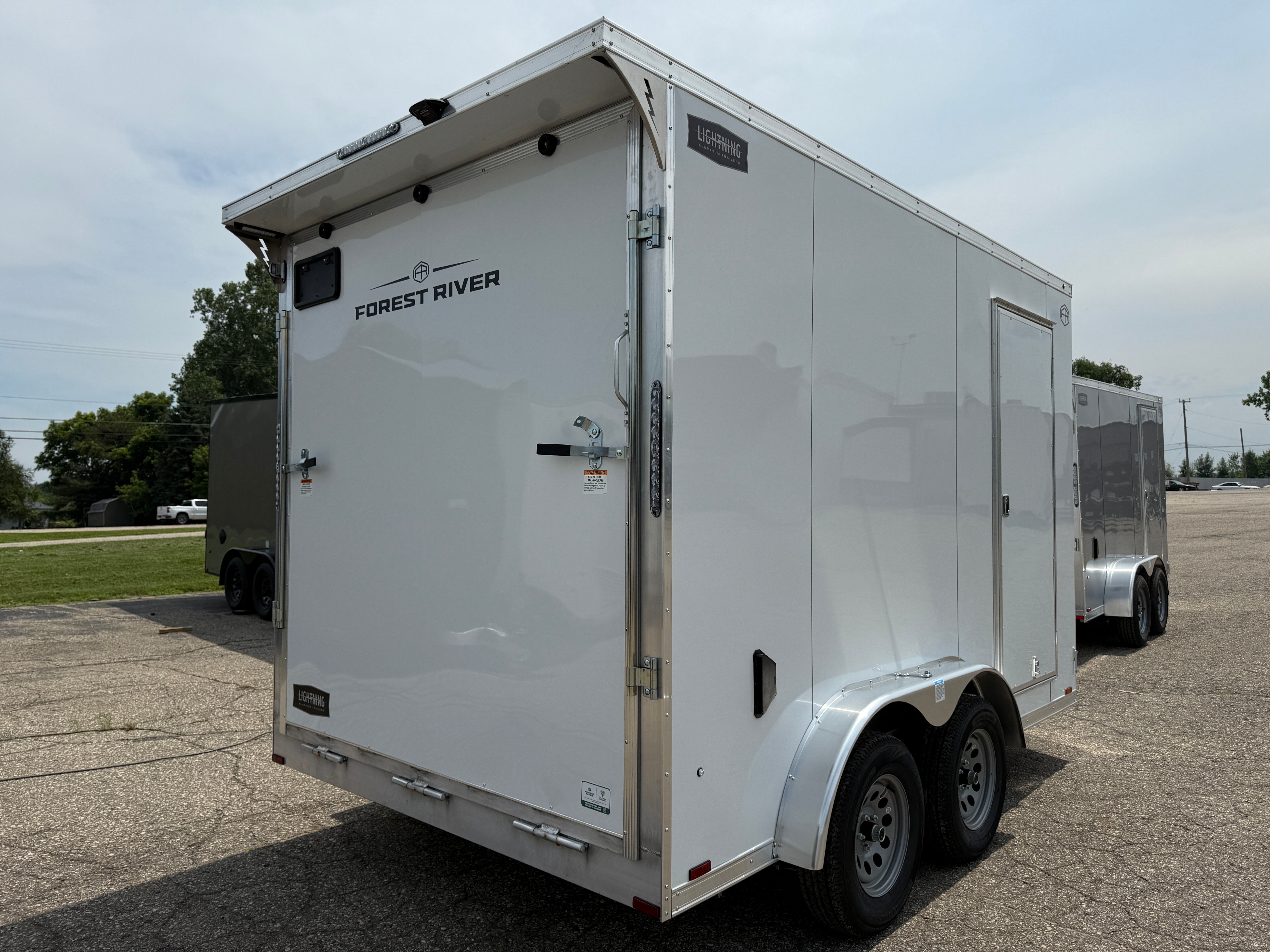 2026 Lightning Aluminum 7.5' x 12' Enclosed Cargo Trailer