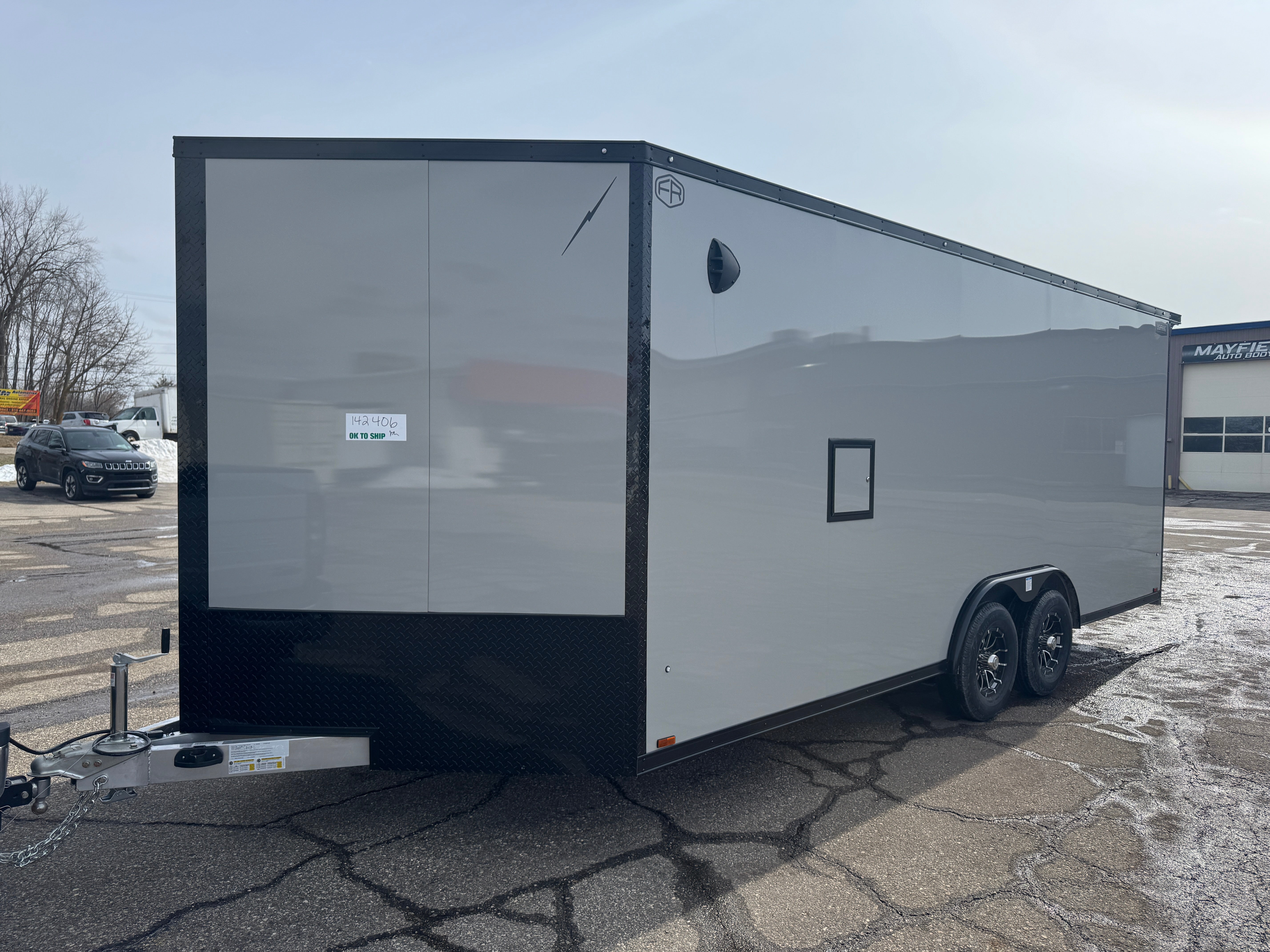 2026 Lightning Aluminum 8.5' x 20' Enclosed Car Hauler / Snowmobile Trailer