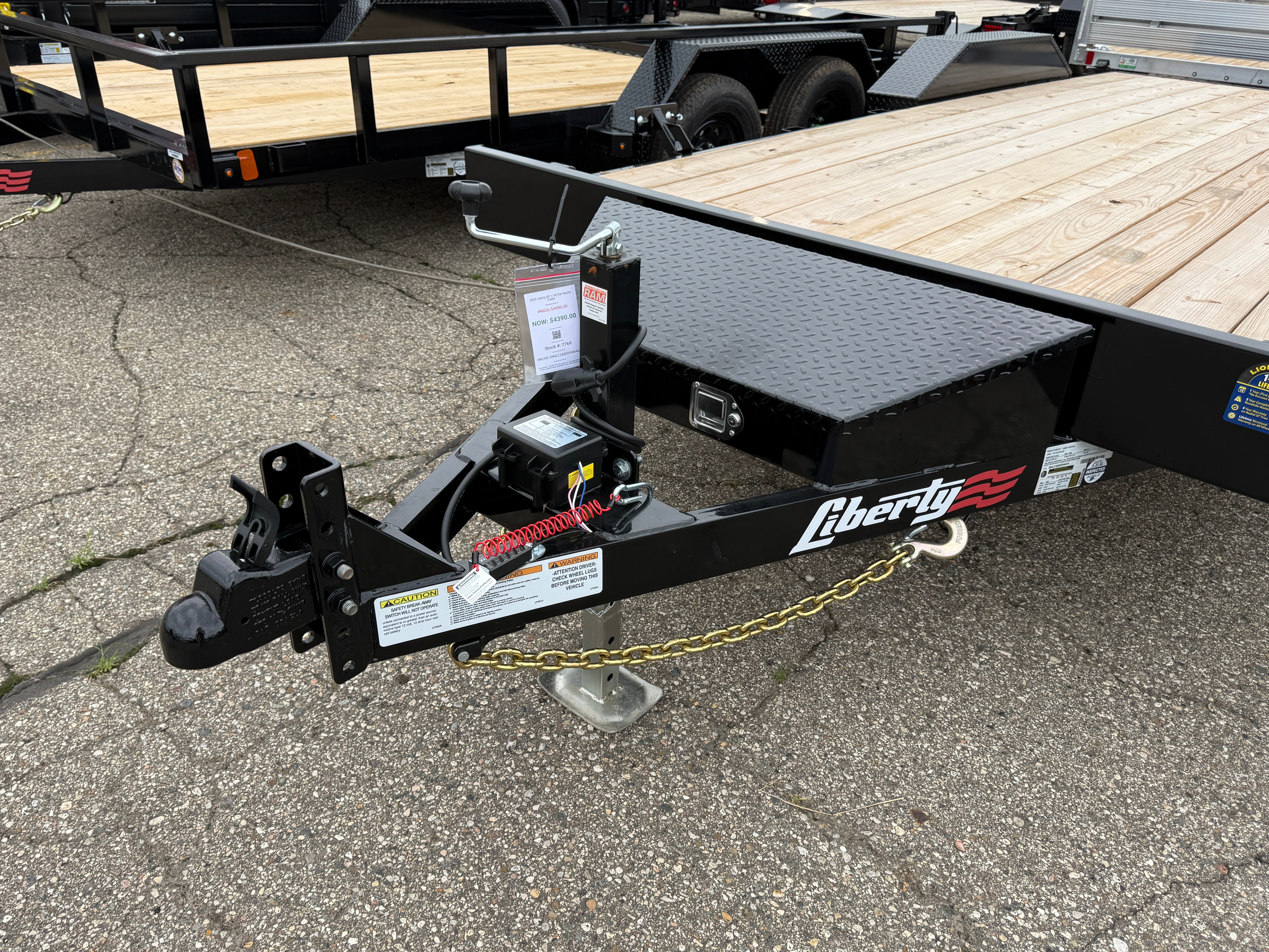 2025 Liberty 83" x 18' Car Hauler Trailer