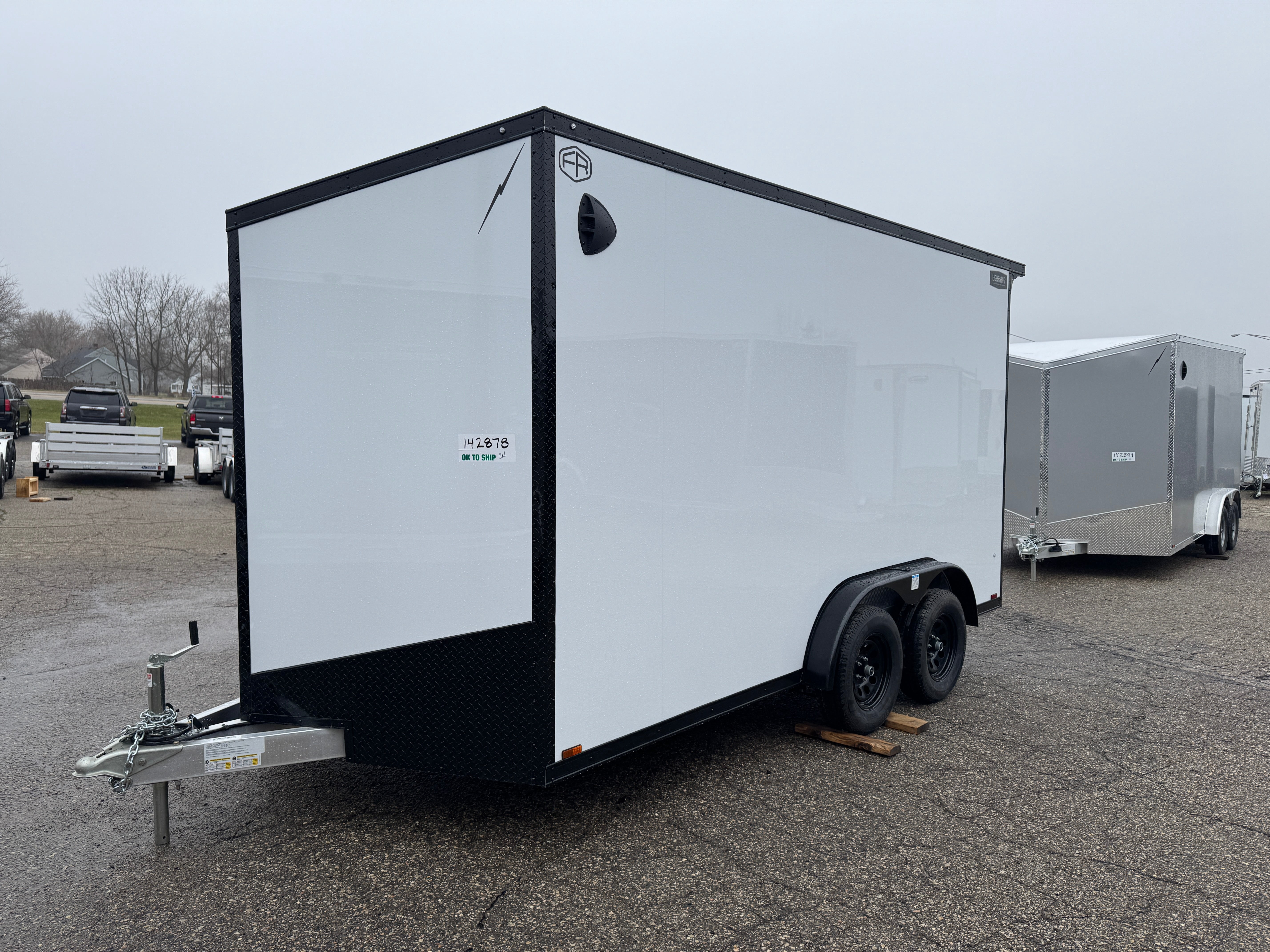 2026 Lightning Aluminum 7.5' x 14' Enclosed Cargo Trailer