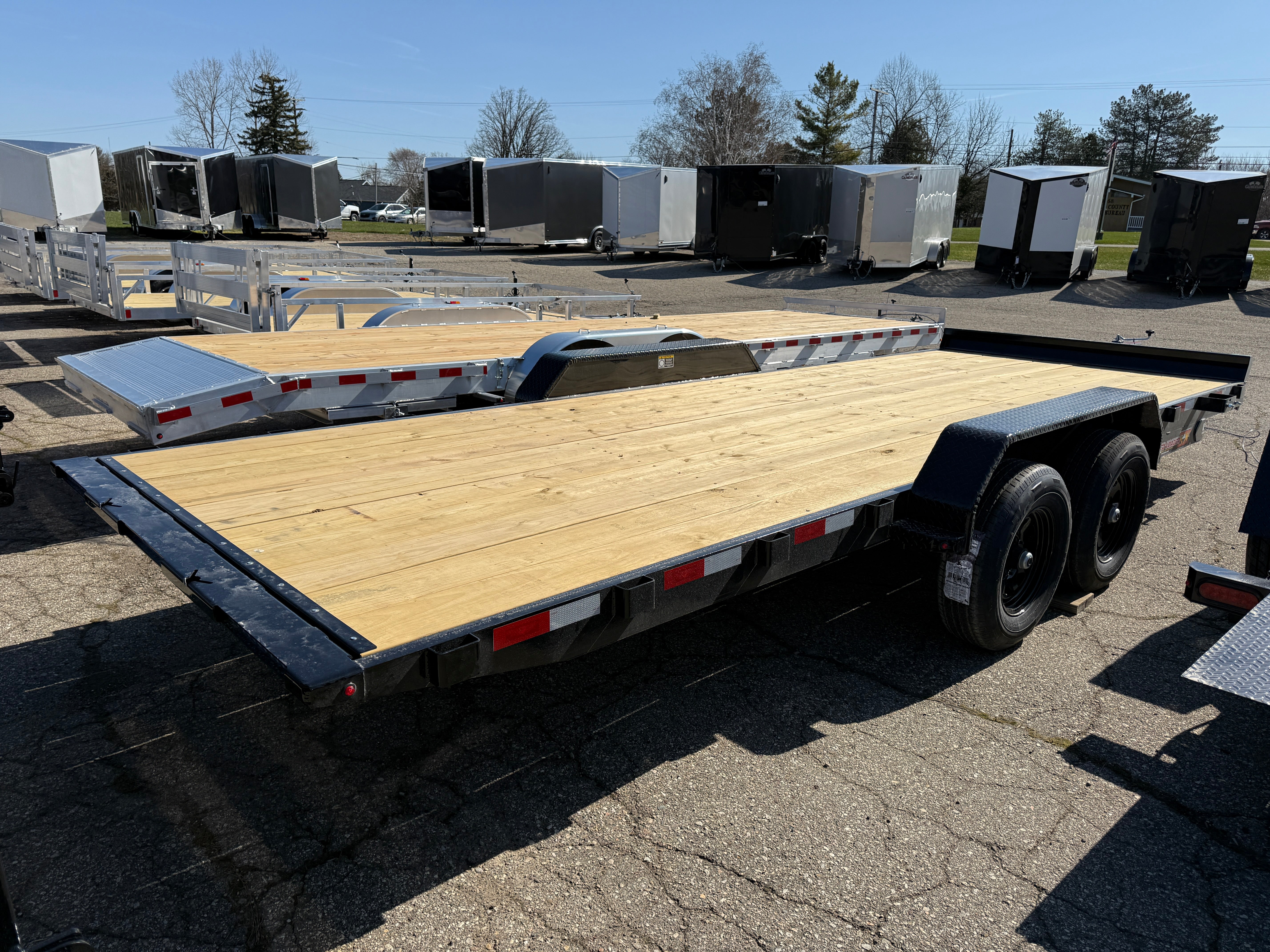 2025 H&H 82" x 20' Electric Tilt Speed Loader Car Hauler