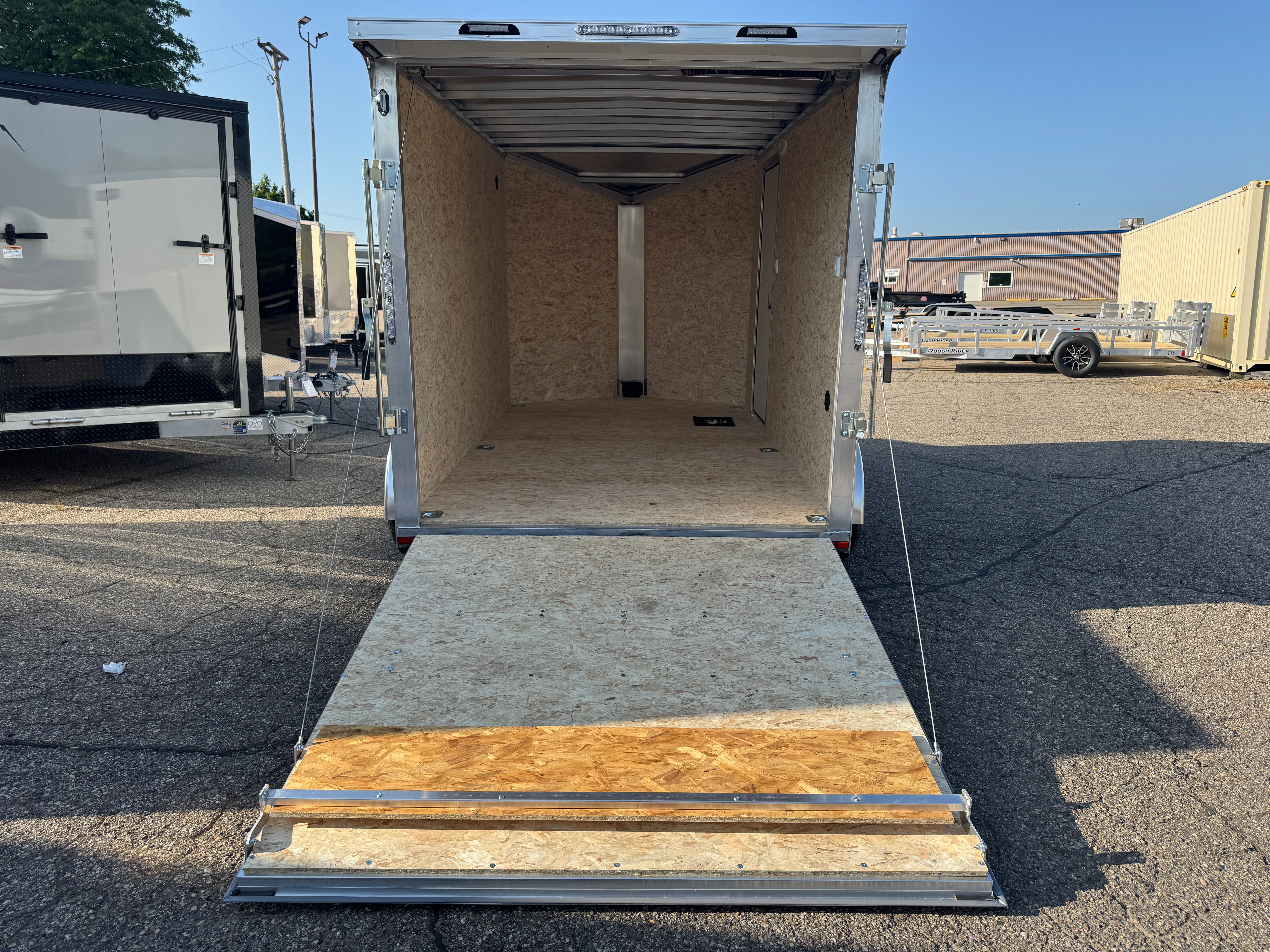 2027 Lightning Aluminum 7' x 12' Enclosed Trailer