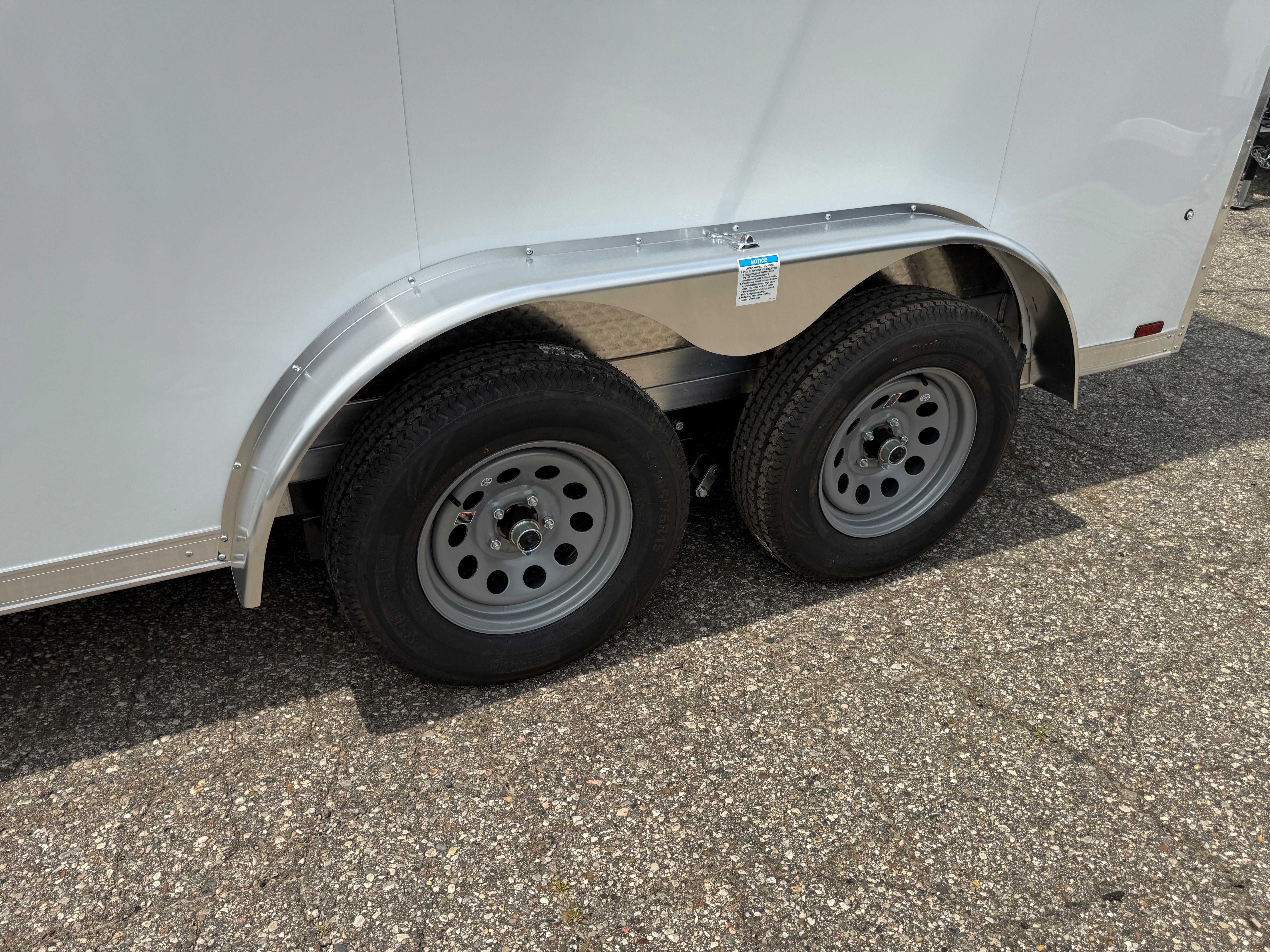 2026 Lightning Aluminum 7.5' x 12' Enclosed Cargo Trailer