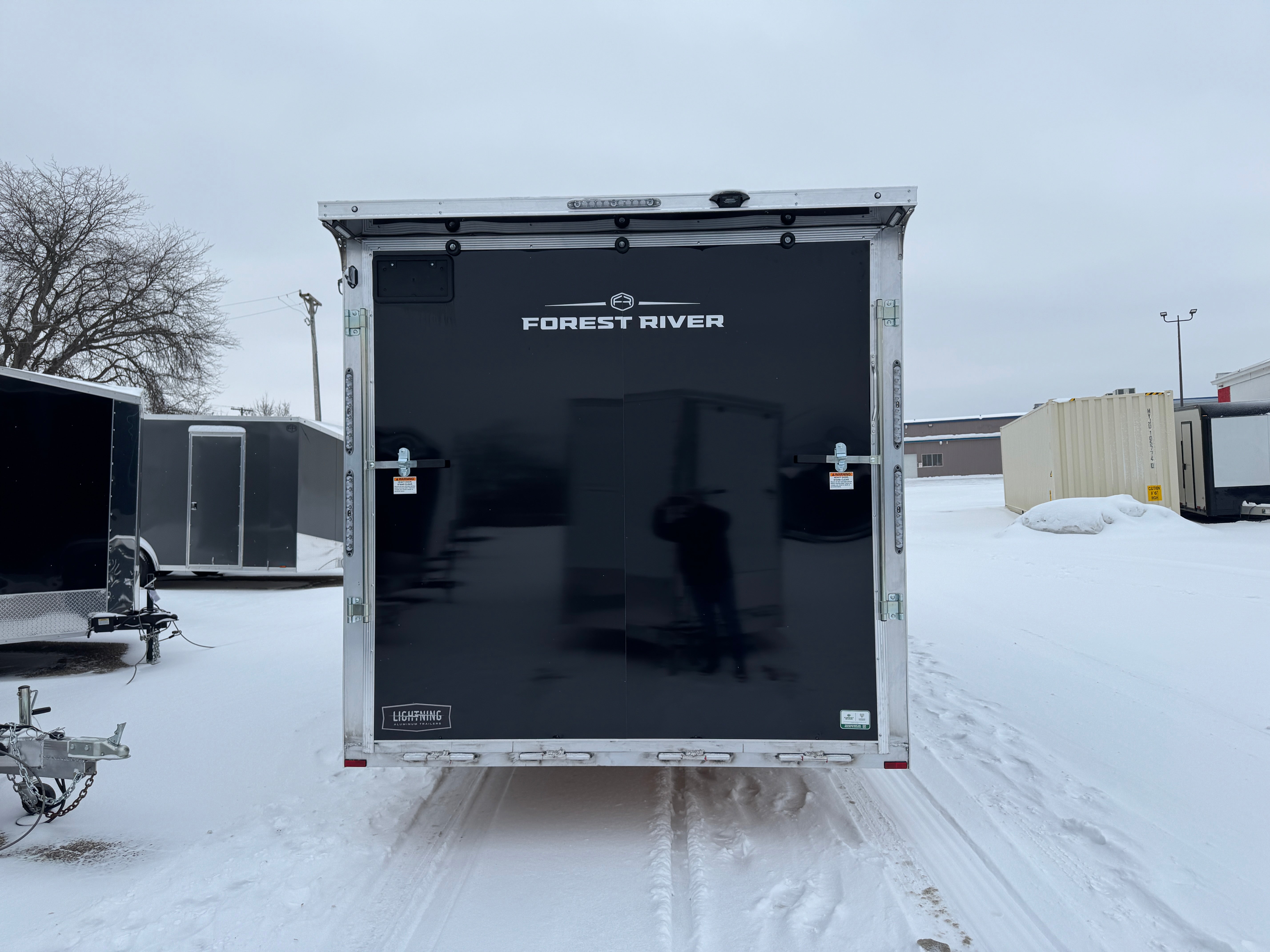 2026 Lightning Aluminum 8.5' x 20' Enclosed Car Hauler / Snowmobile Trailer