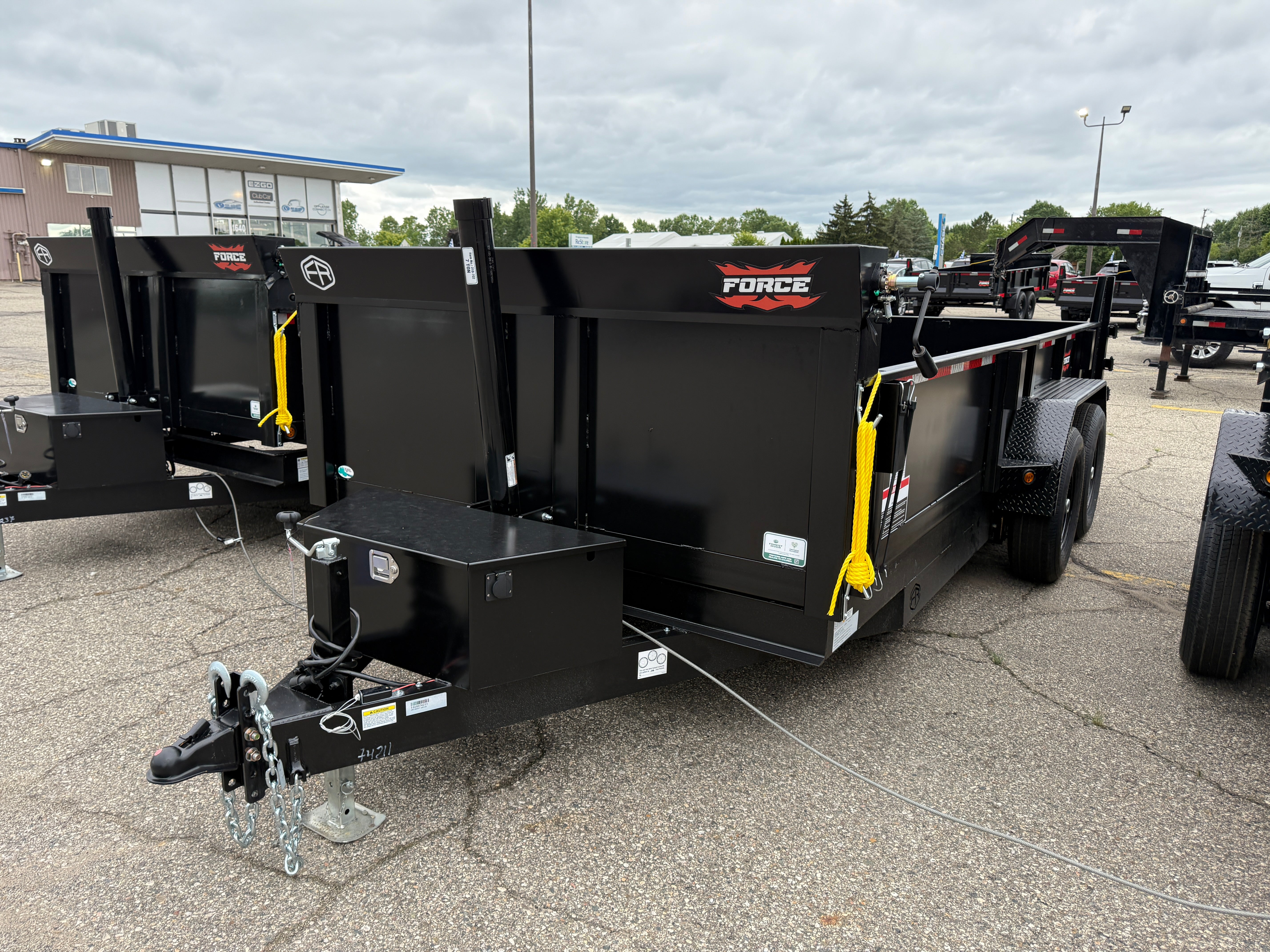 2026 Force 7' x 16' Telescoping Dump Trailer