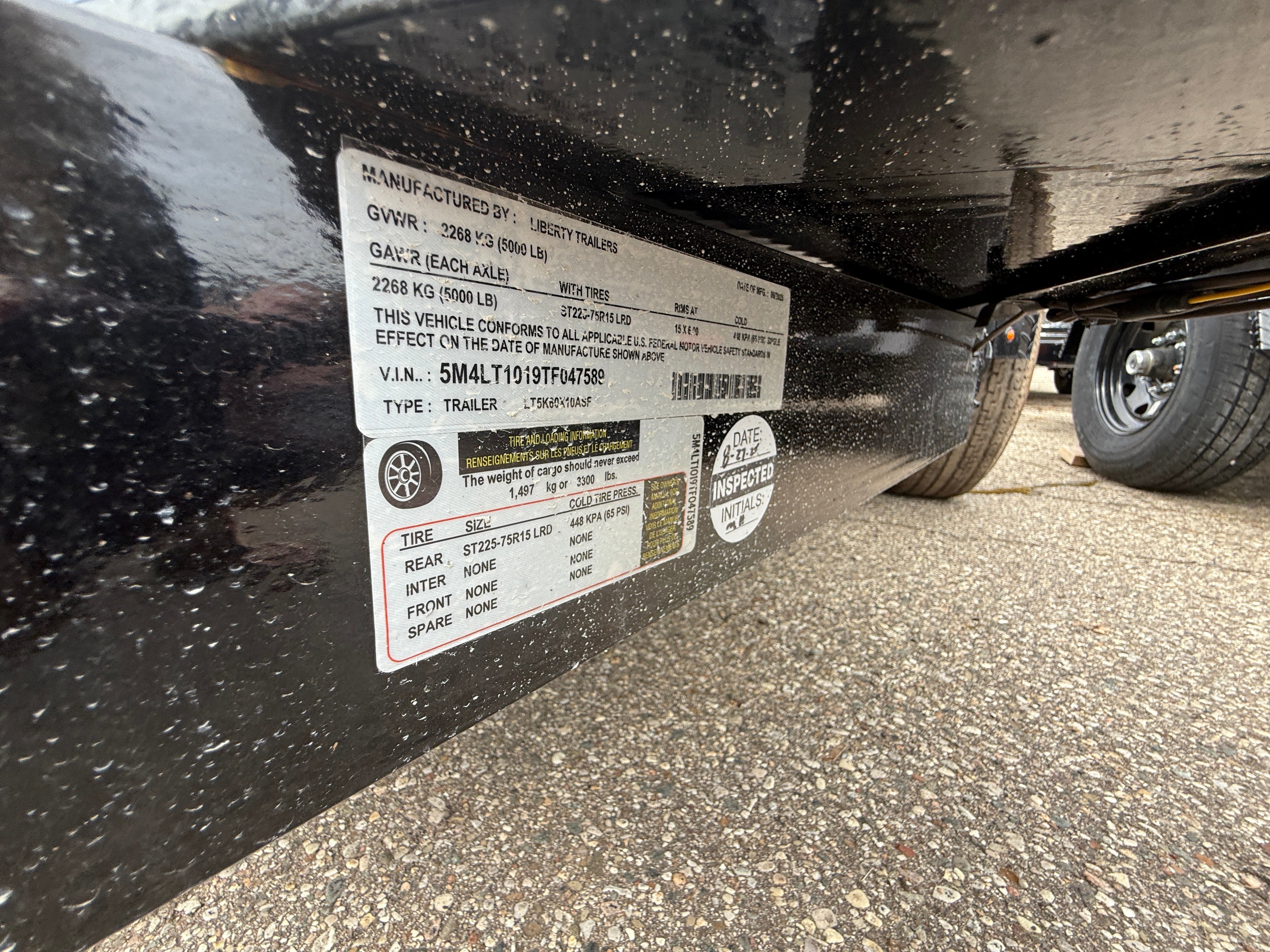 2026 Liberty 60" x 10" Tilt Deck Equipment Trailer