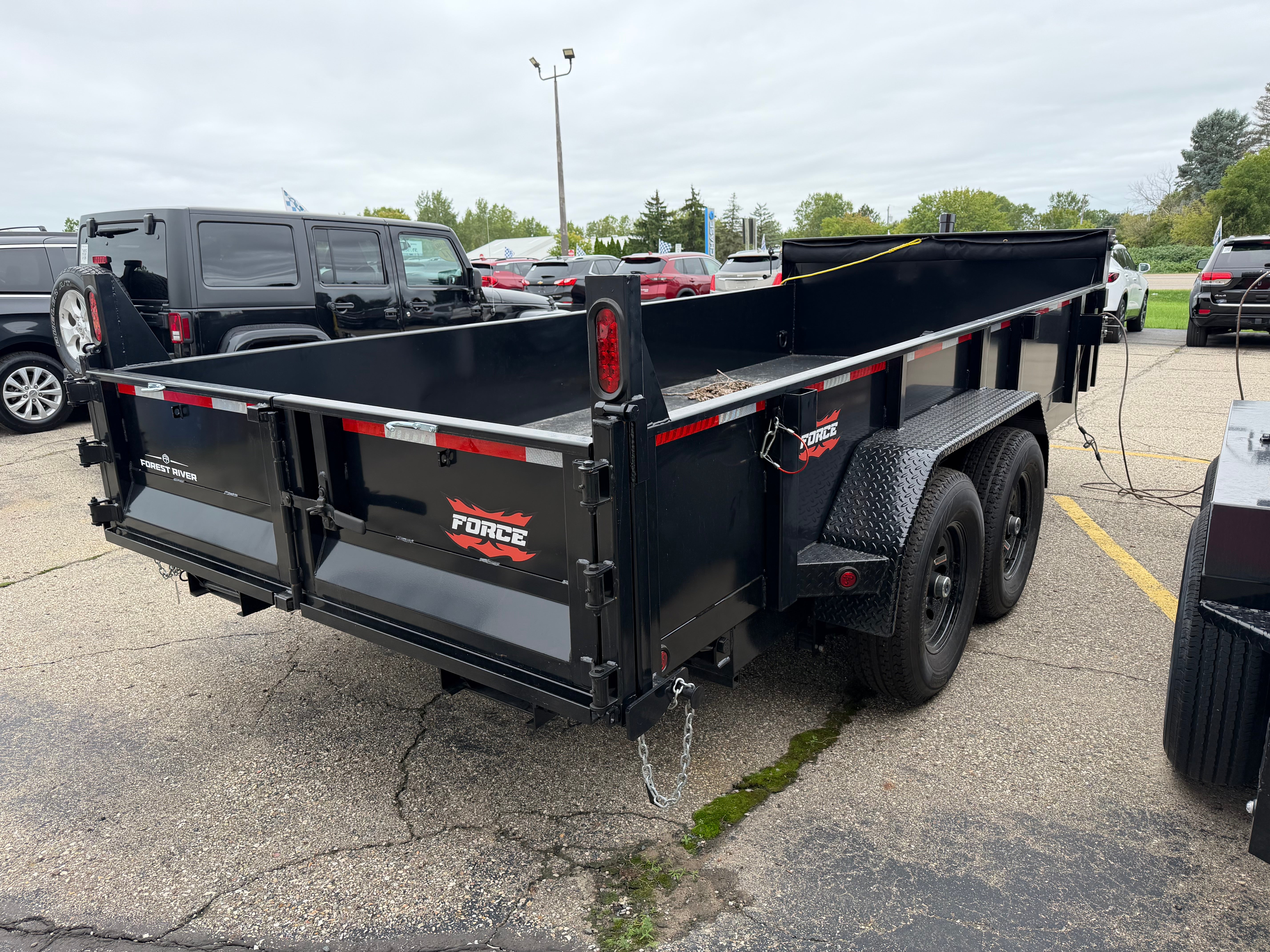 2027 Force 7' x 16' Telescoping Dump Trailer