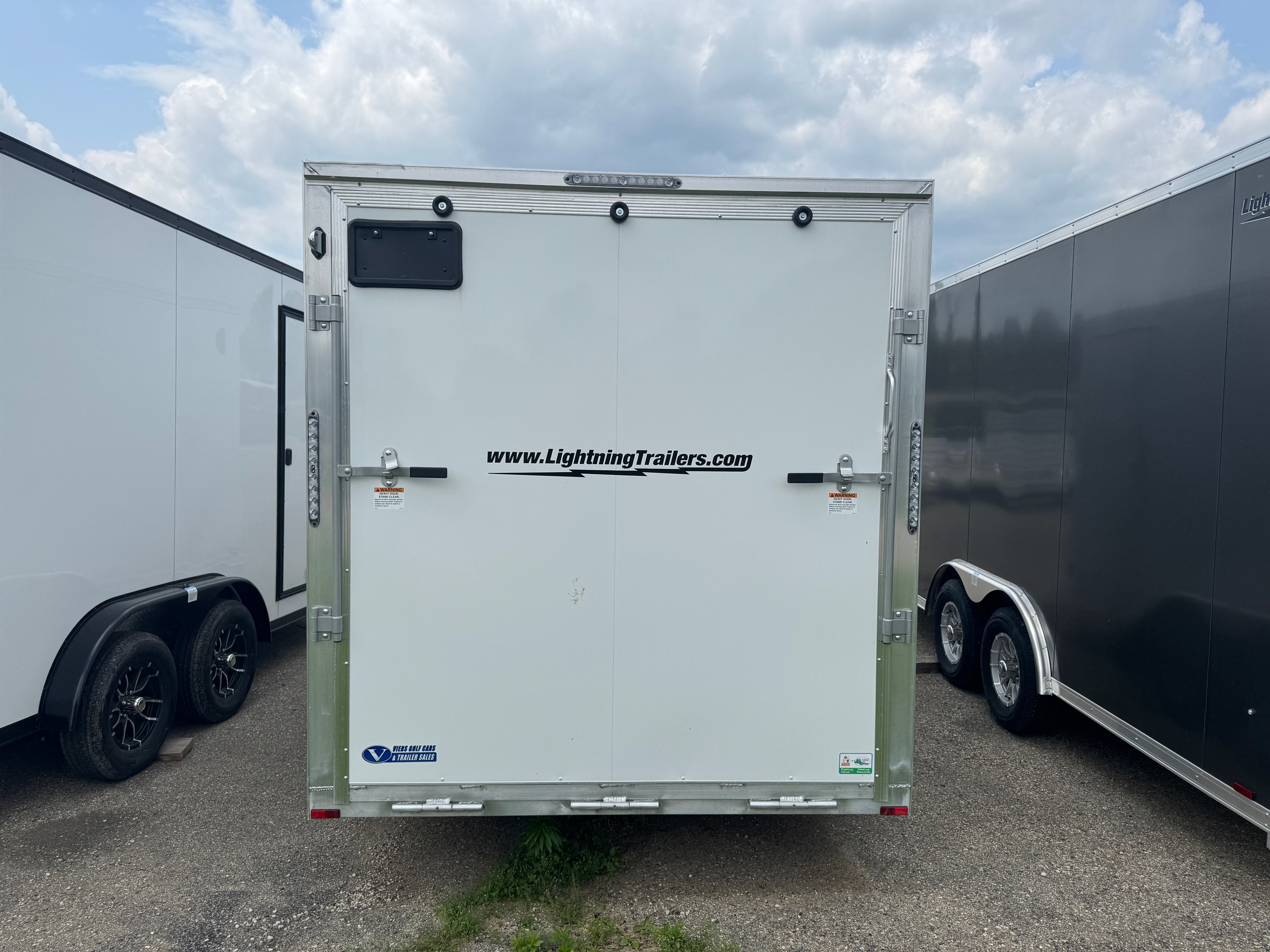 2025 Lightning Aluminum 7' x 14' Enclosed Trailer