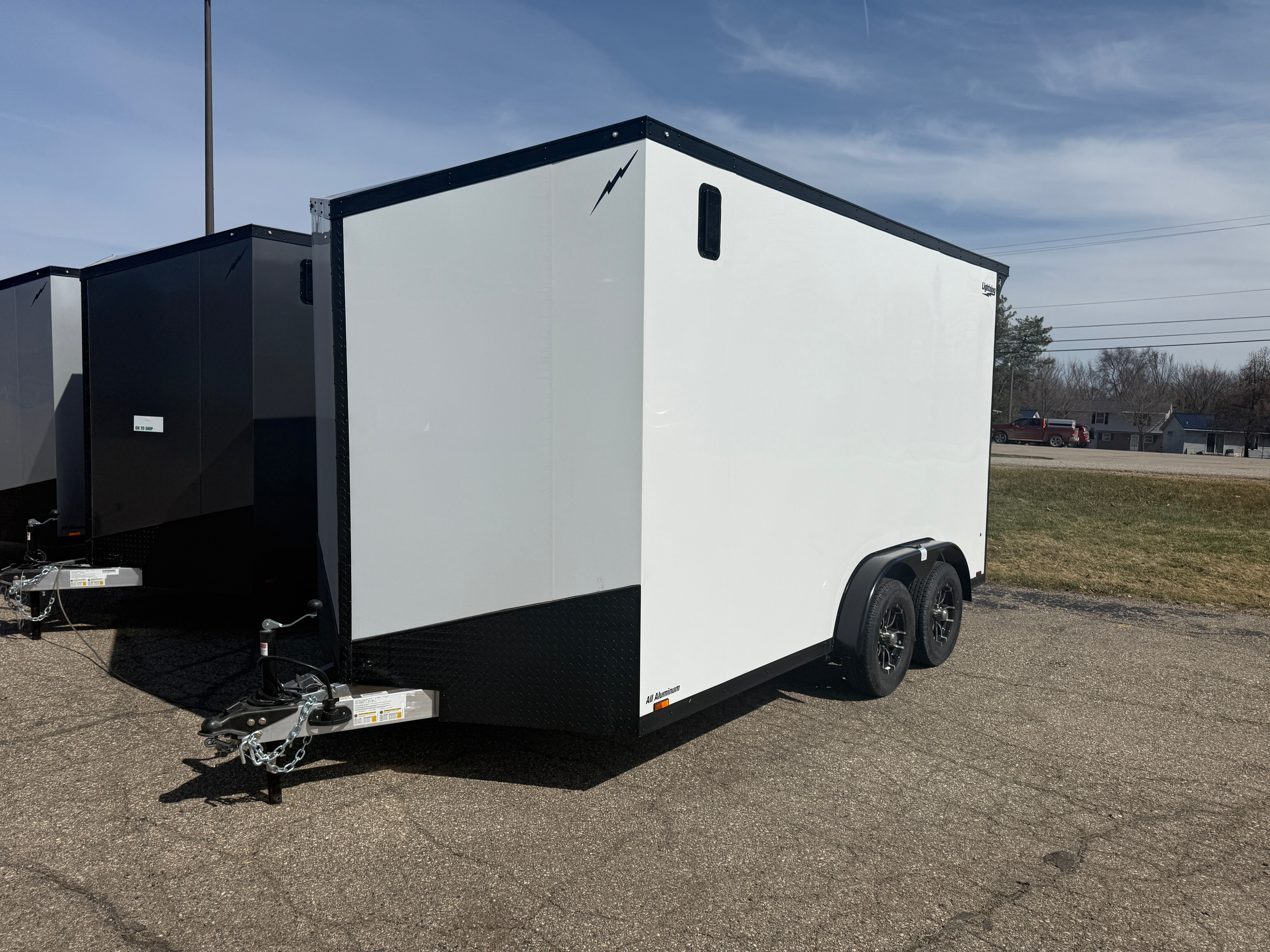 2025 Lightning Aluminum 7.5' x 14' Enclosed Trailer