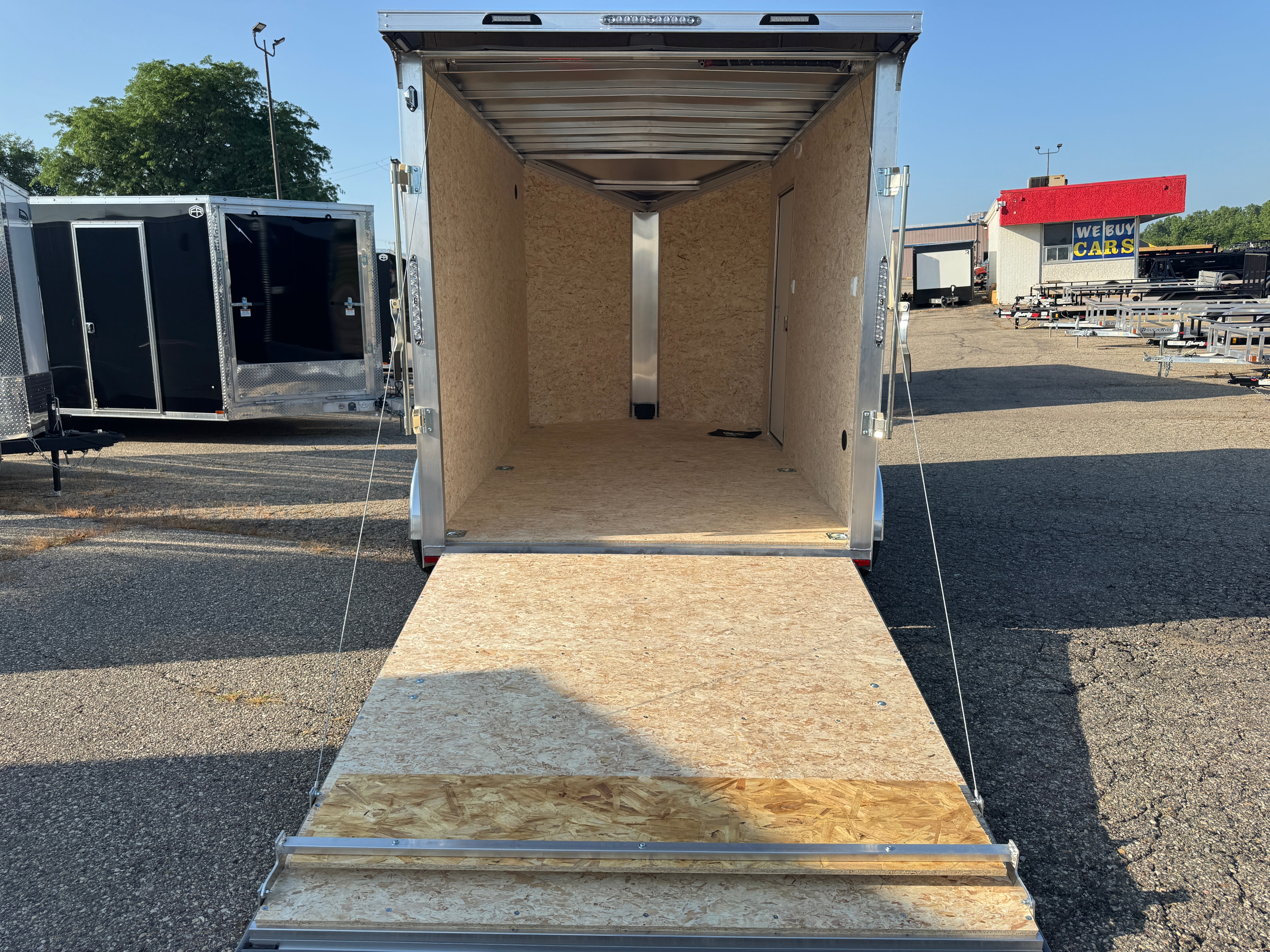 2027 Lightning Aluminum 7' x 12' Enclosed Trailer