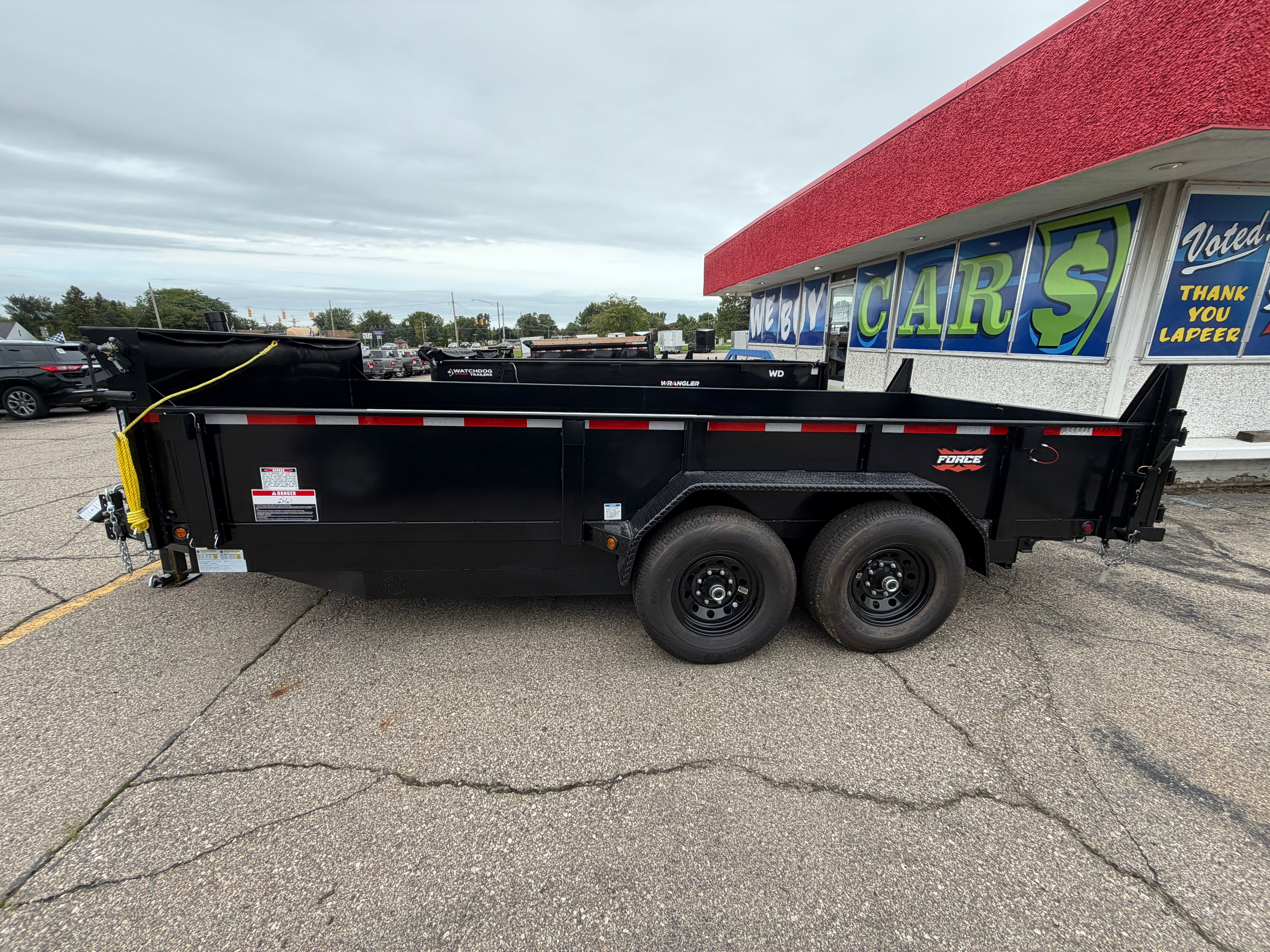2027 Force 7' x 16' Telescoping Dump Trailer