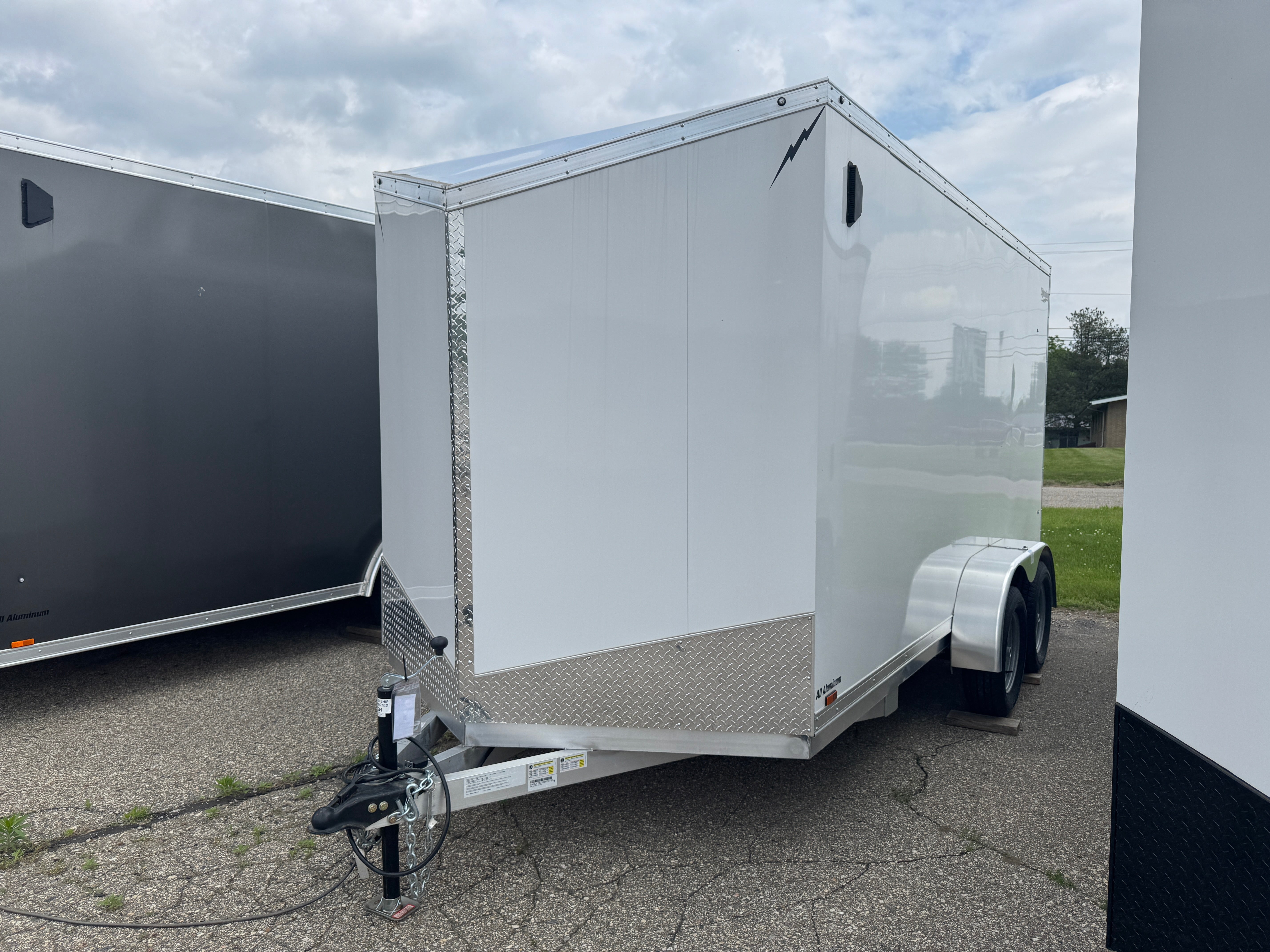 2025 Lightning Aluminum 7' x 14' Enclosed Trailer