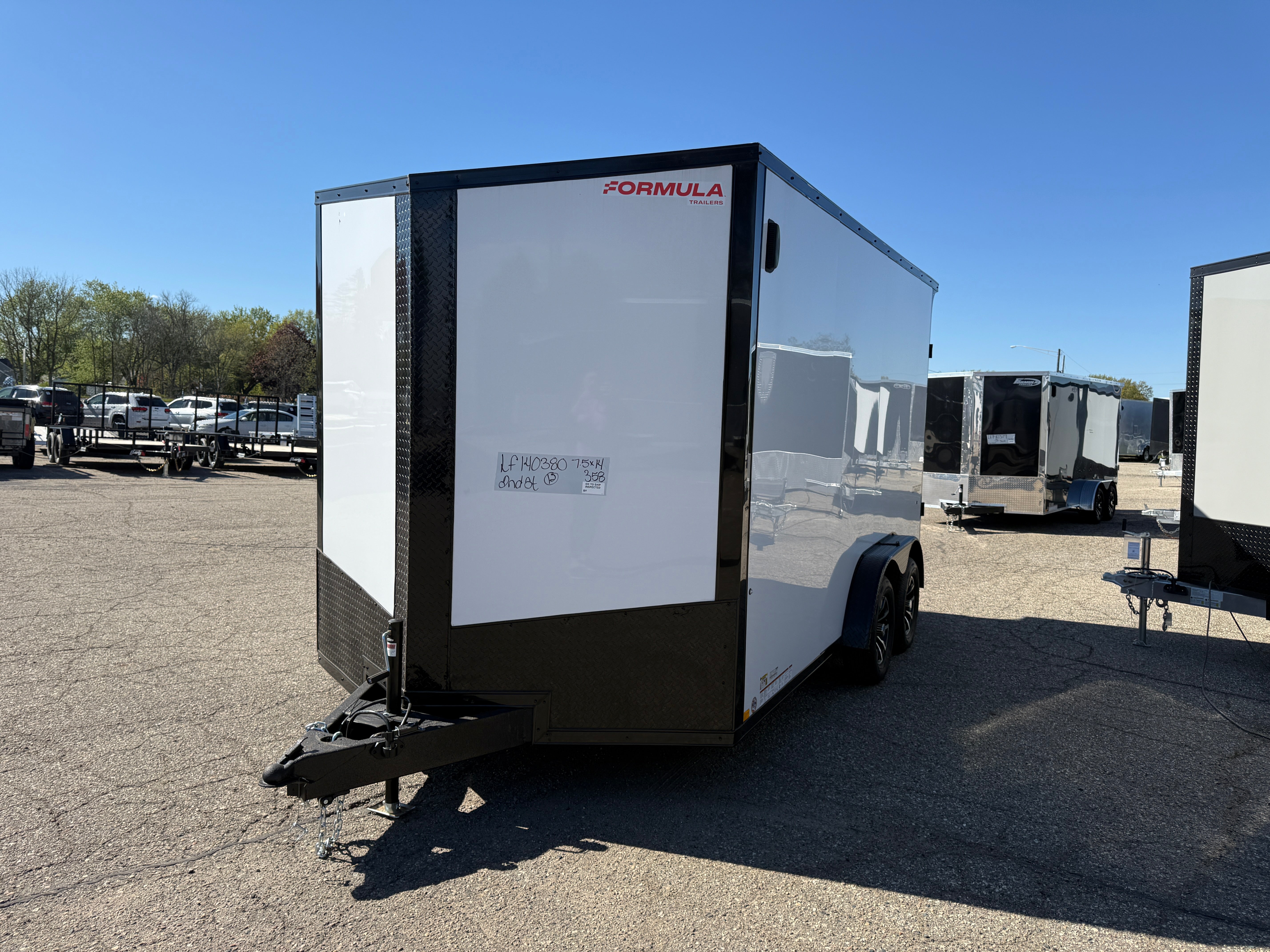 2026 Formula Conquest 7.5' x 14' Enclosed Trailer