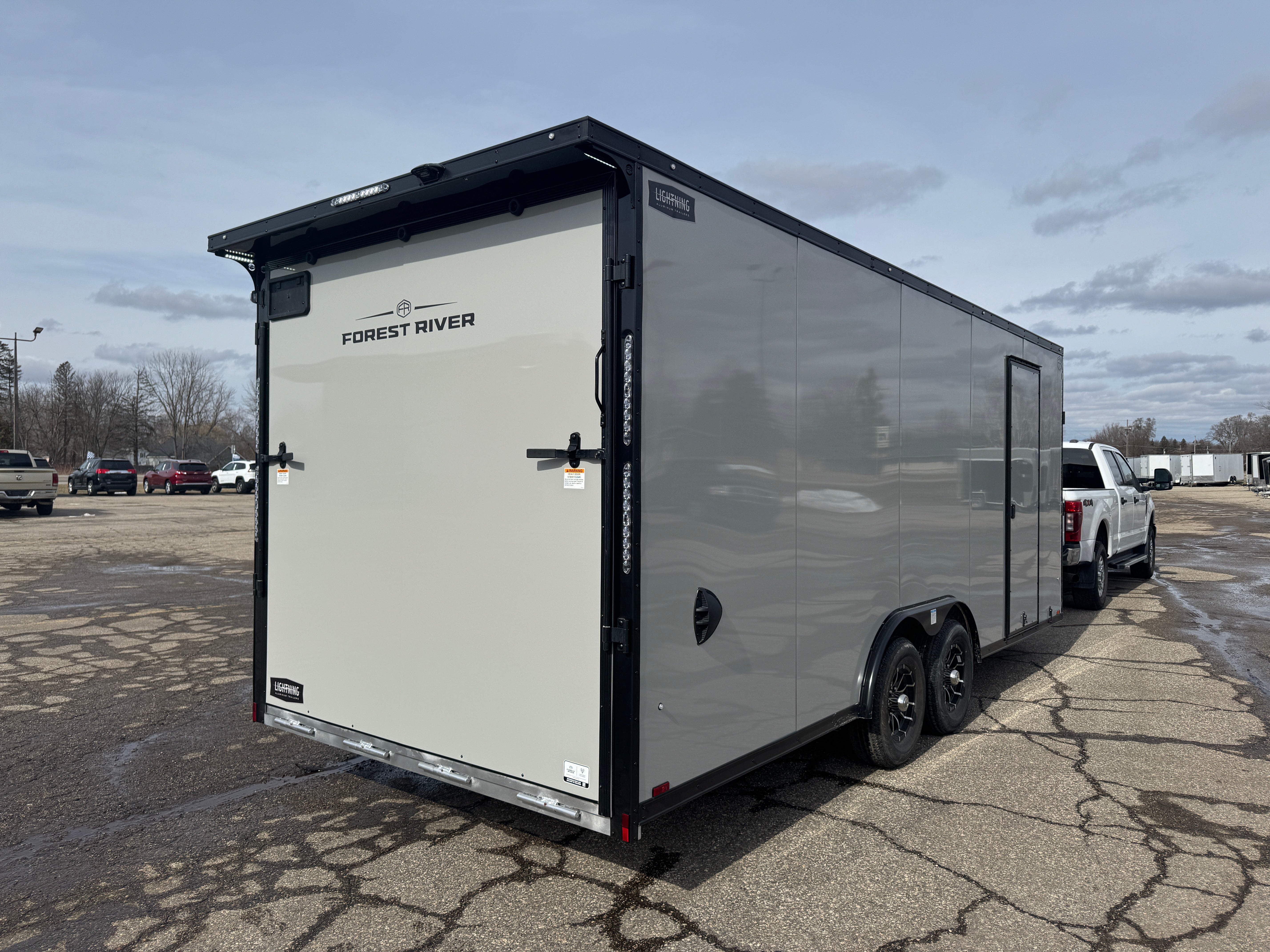 2026 Lightning Aluminum 8.5' x 20' Enclosed Car Hauler / Snowmobile Trailer