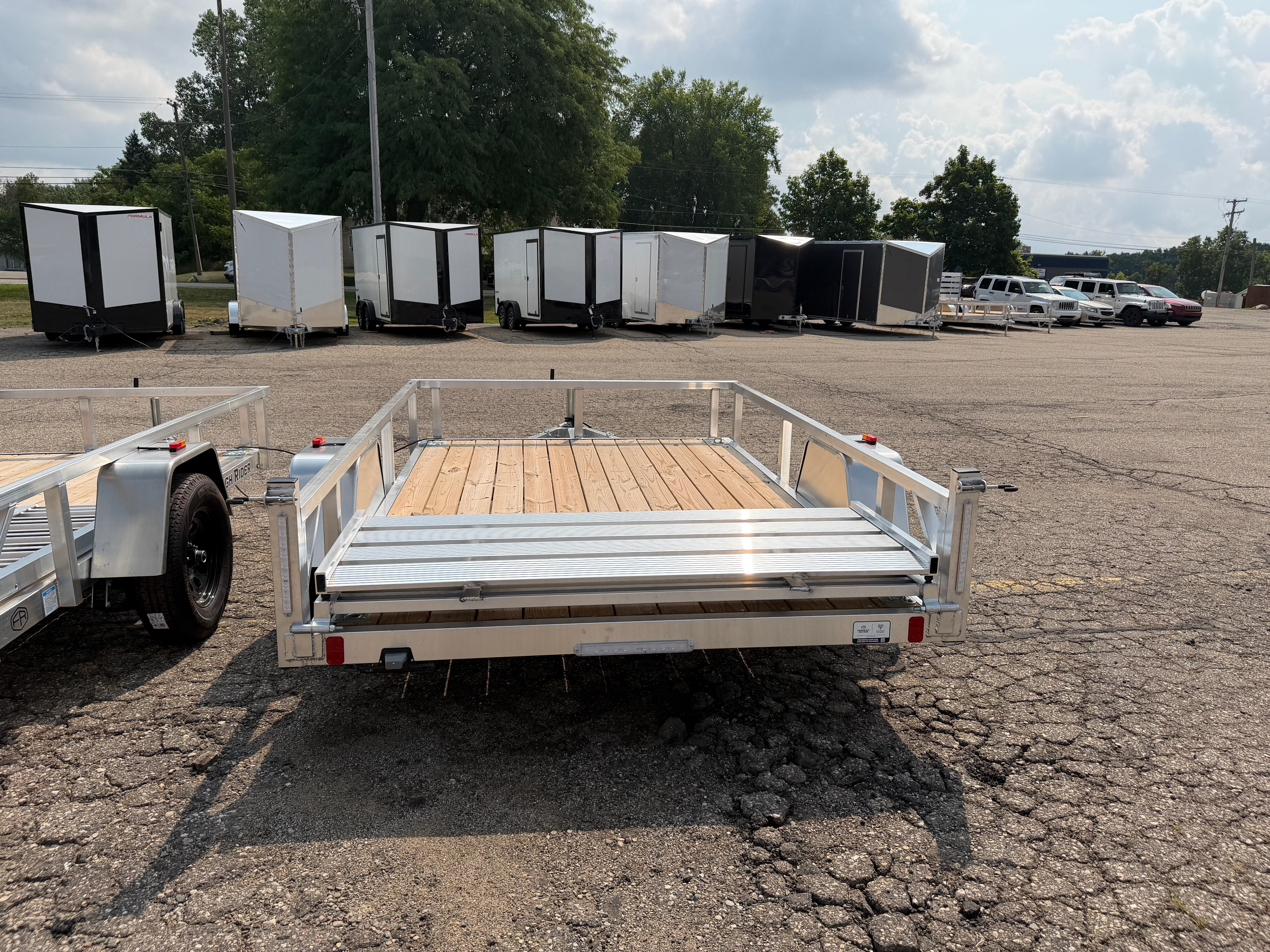 2027 Rough Rider Aluminum 6.5' x 10' Utility Trailer
