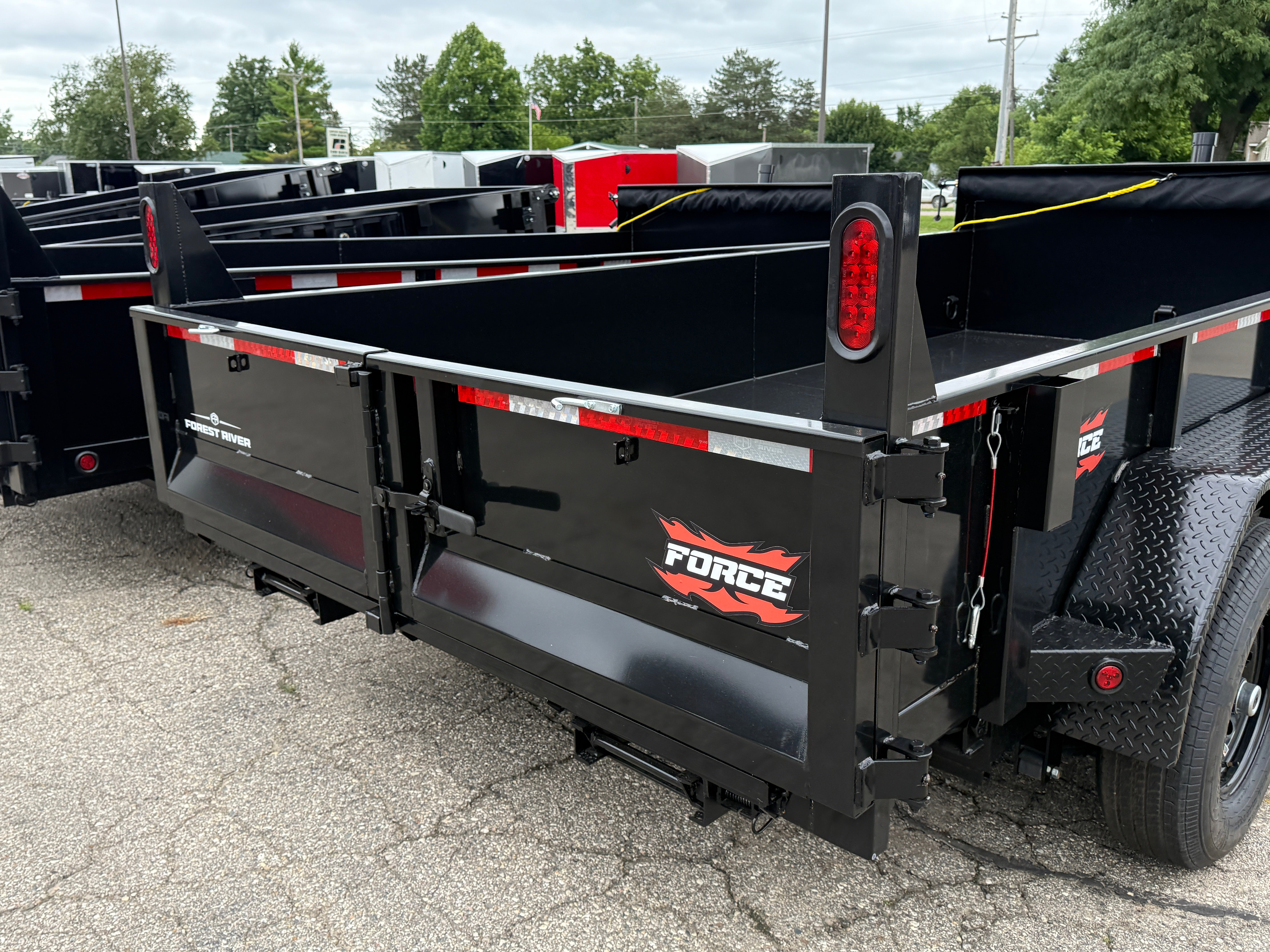2026 Force 7' x 14' Telescoping Dump Trailer