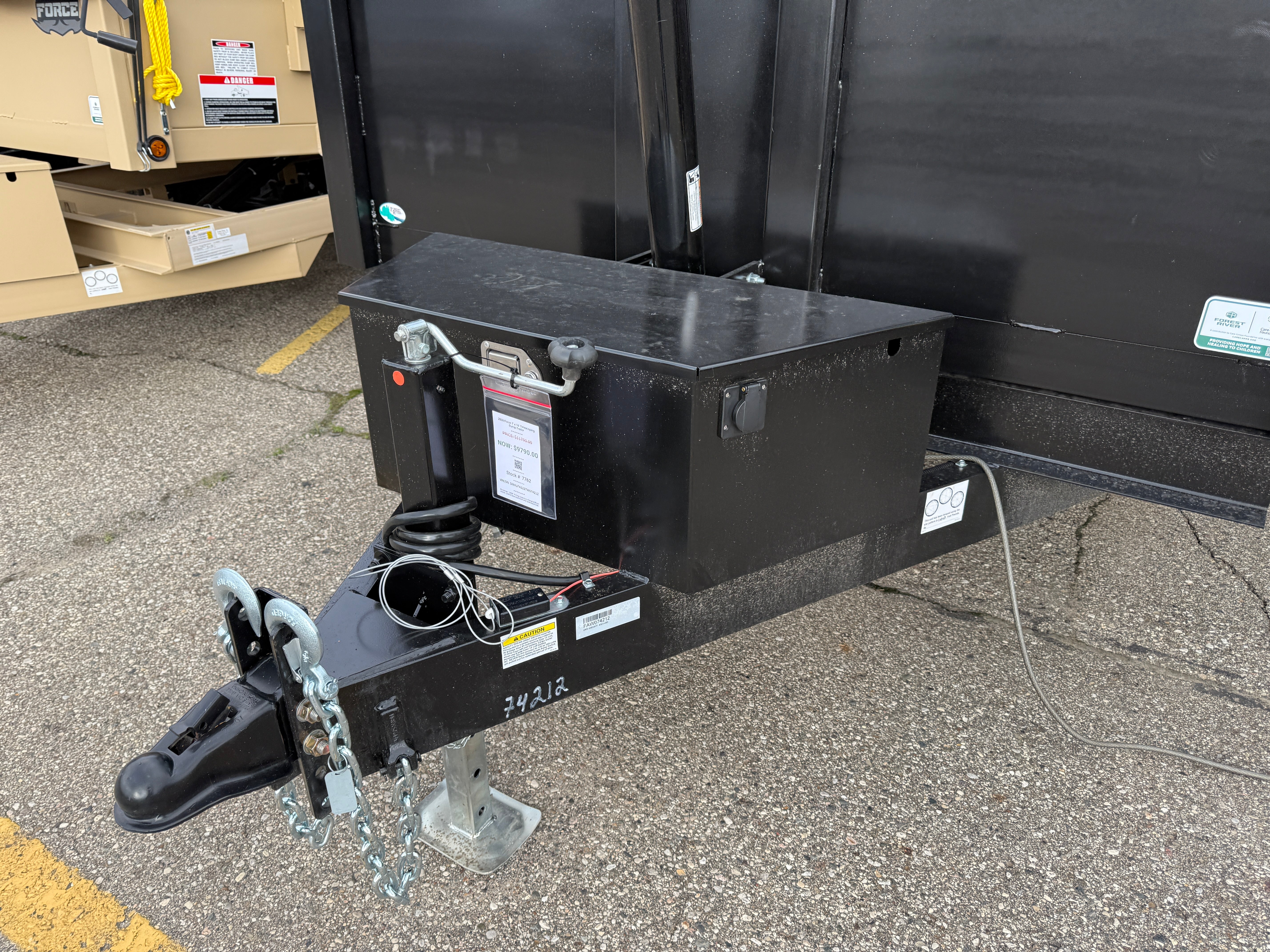 2026 Force 7' x 16' Telescoping Dump Trailer