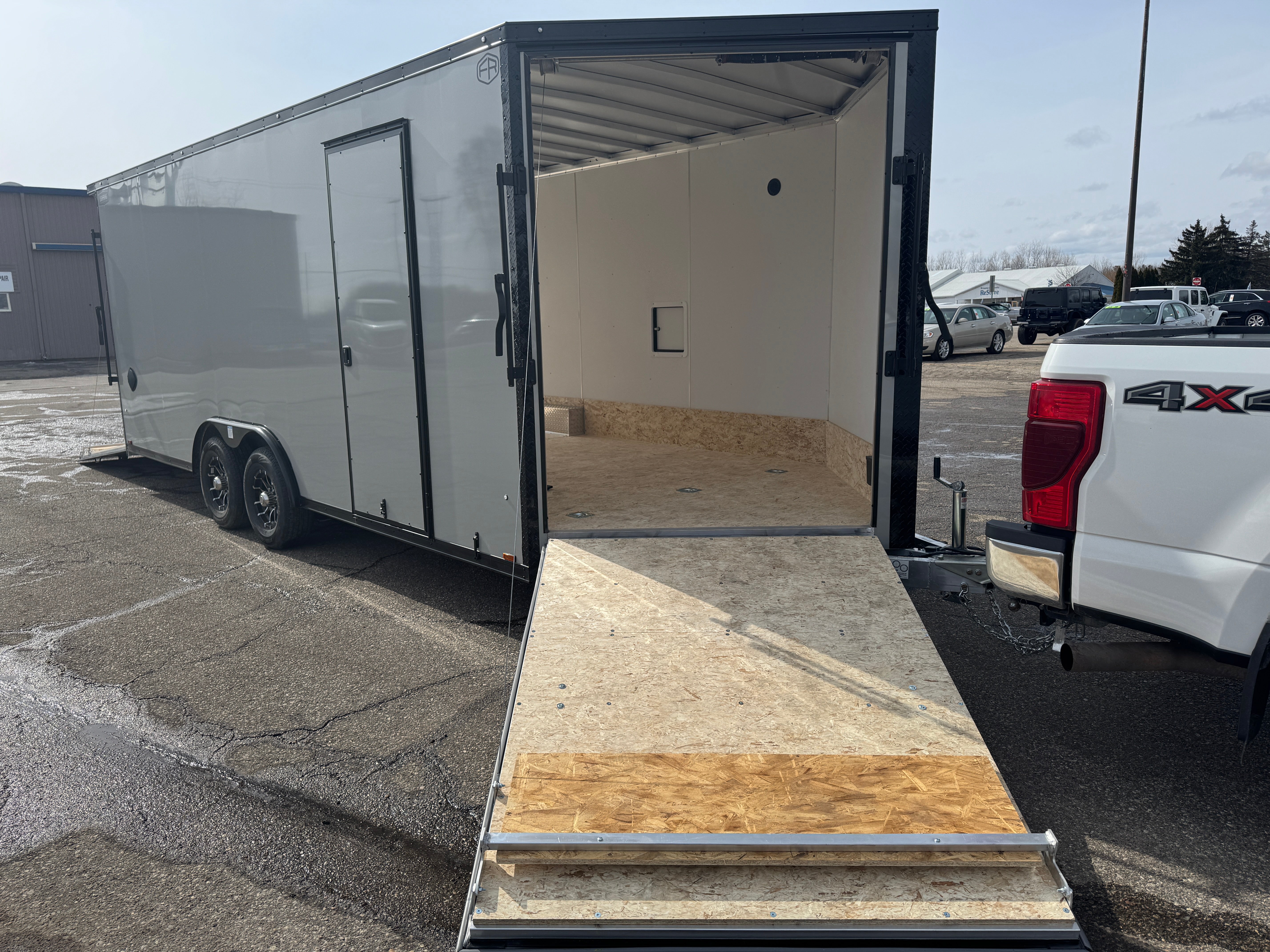 2026 Lightning Aluminum 8.5' x 20' Enclosed Car Hauler / Snowmobile Trailer
