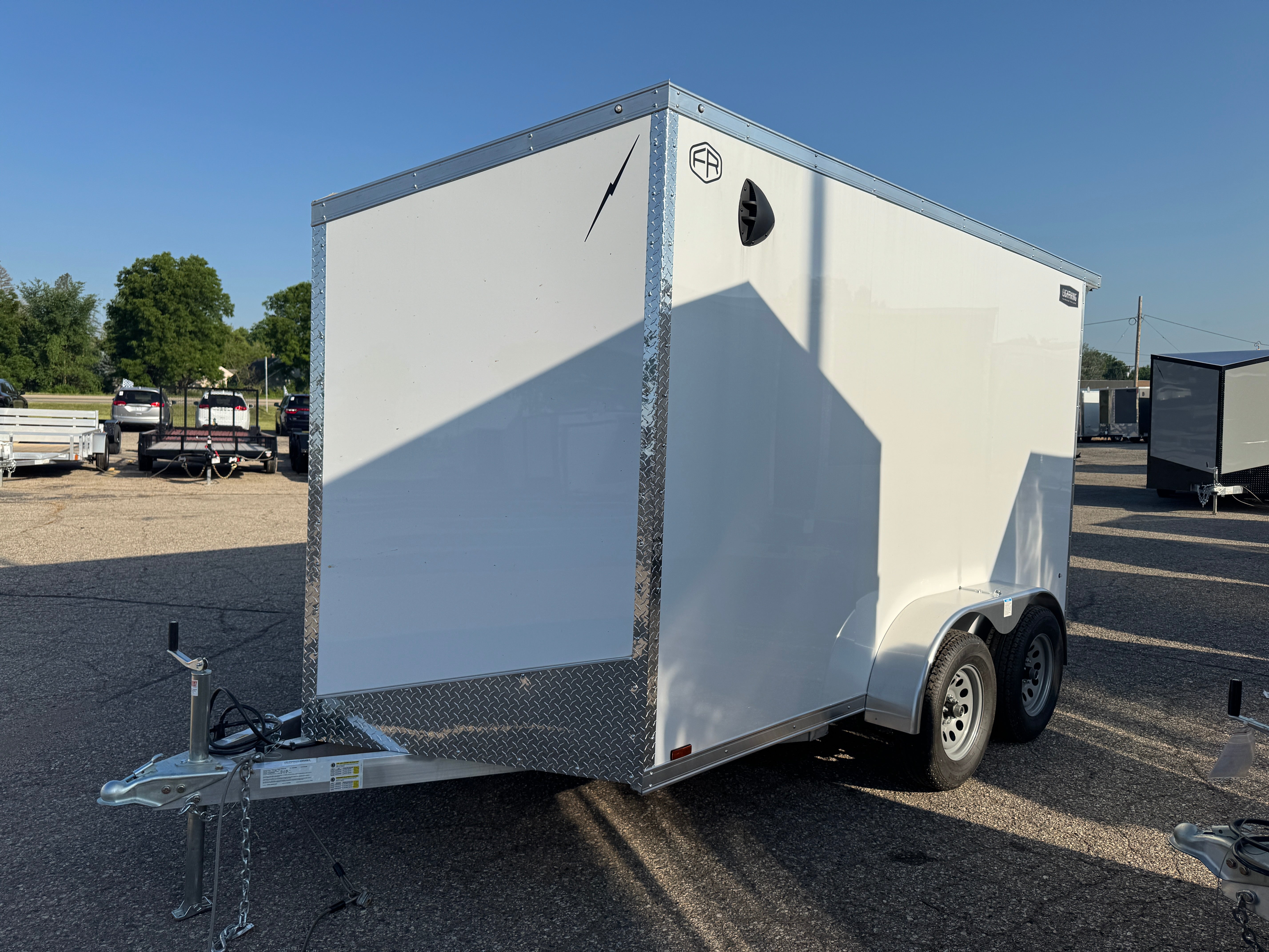 2027 Lightning Aluminum 7' x 12' Enclosed Trailer