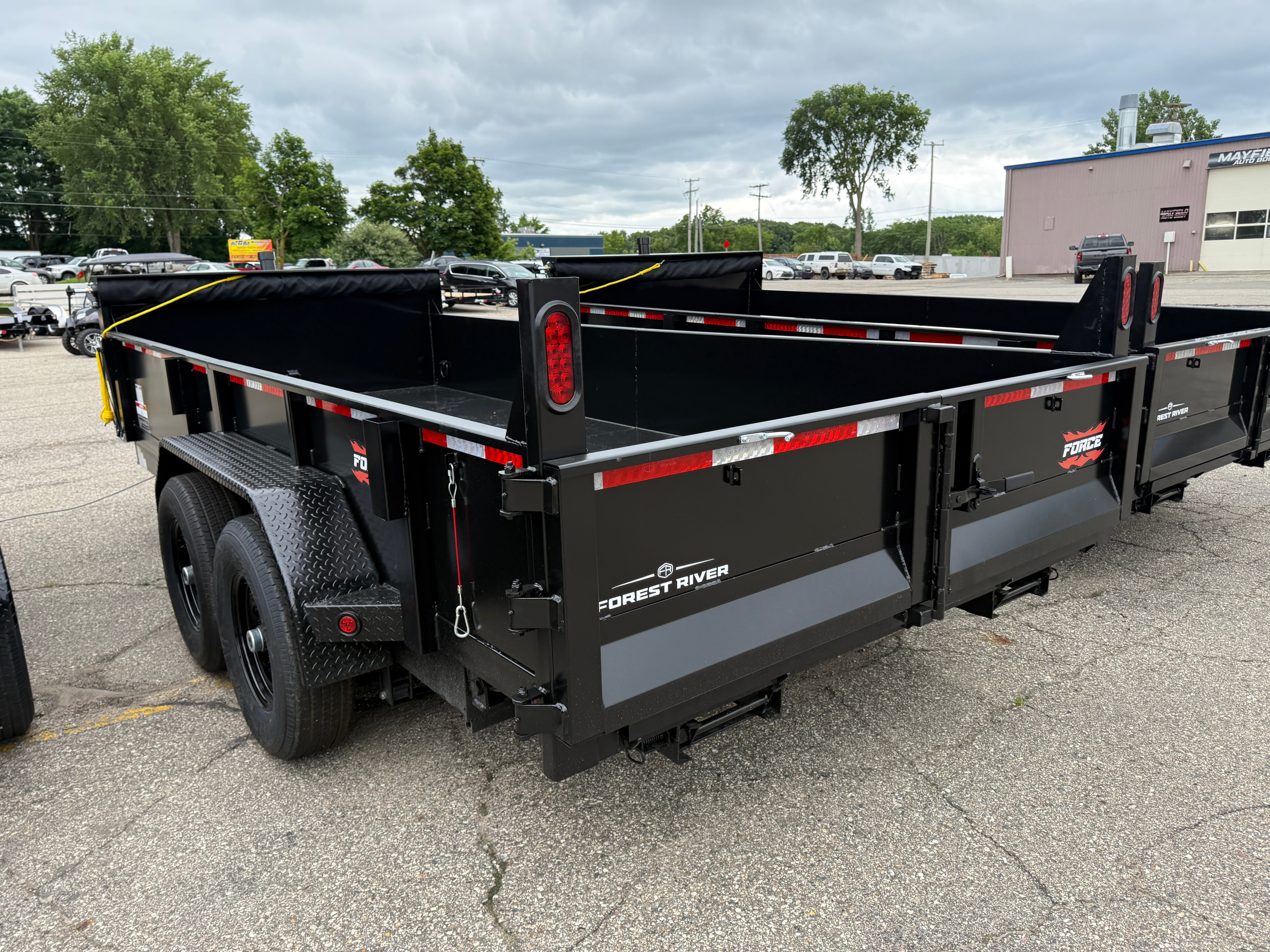 2026 Force 7' x 16' Telescoping Dump Trailer