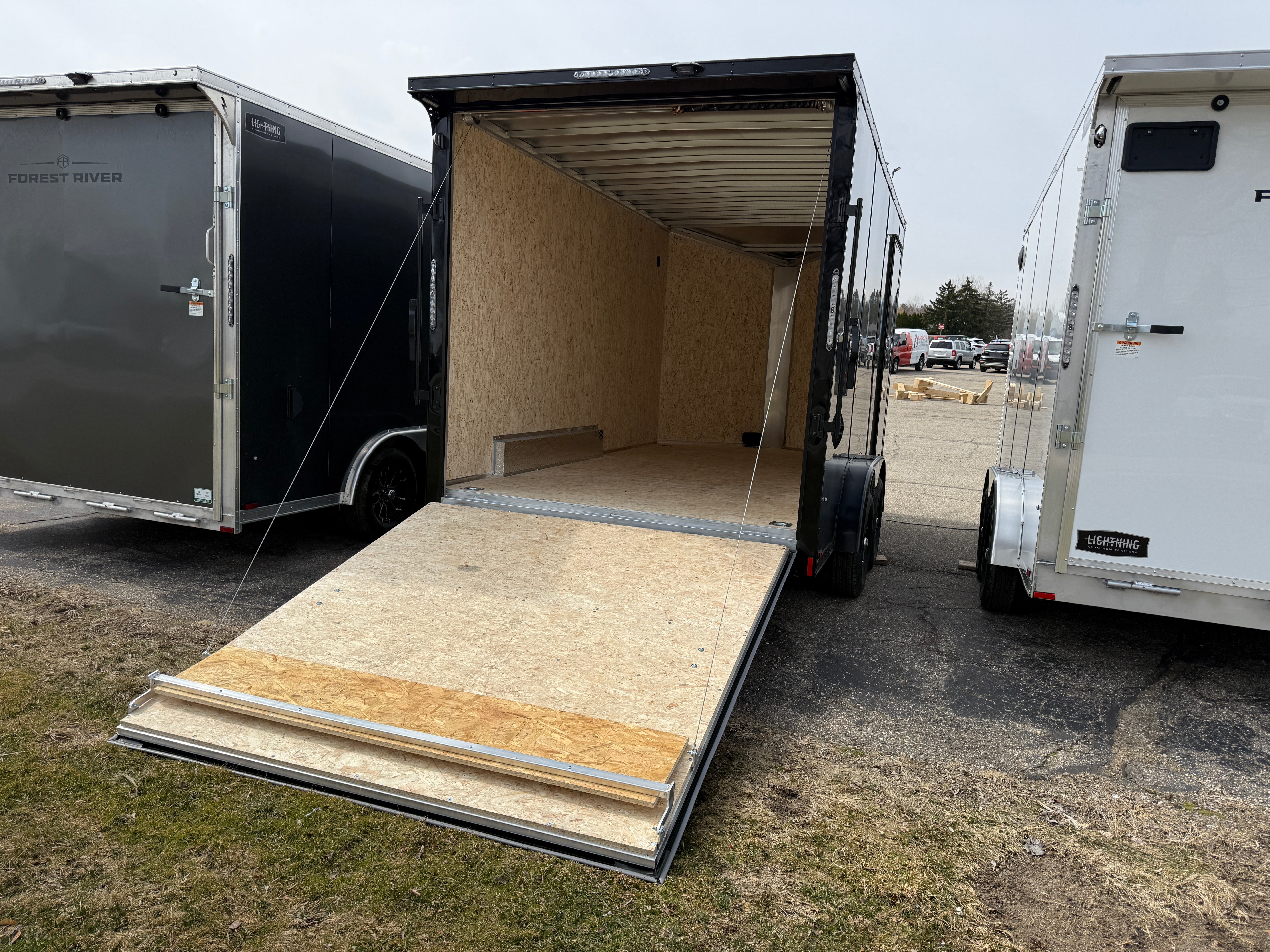 2026 Lightning Aluminum 7.5' x 14' Enclosed Cargo Trailer
