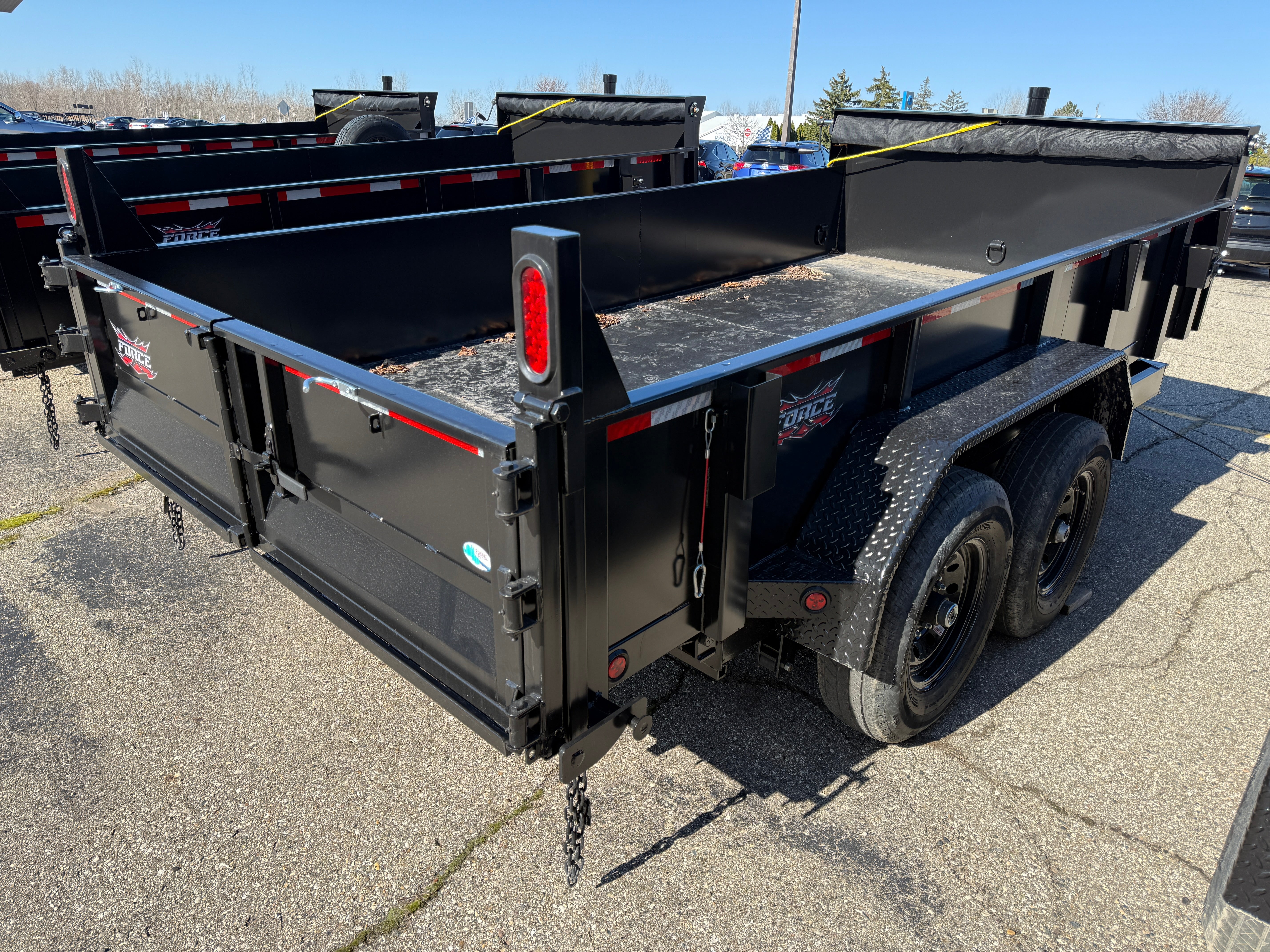 2025 Force 7' x 14' Telescoping Dump Trailer