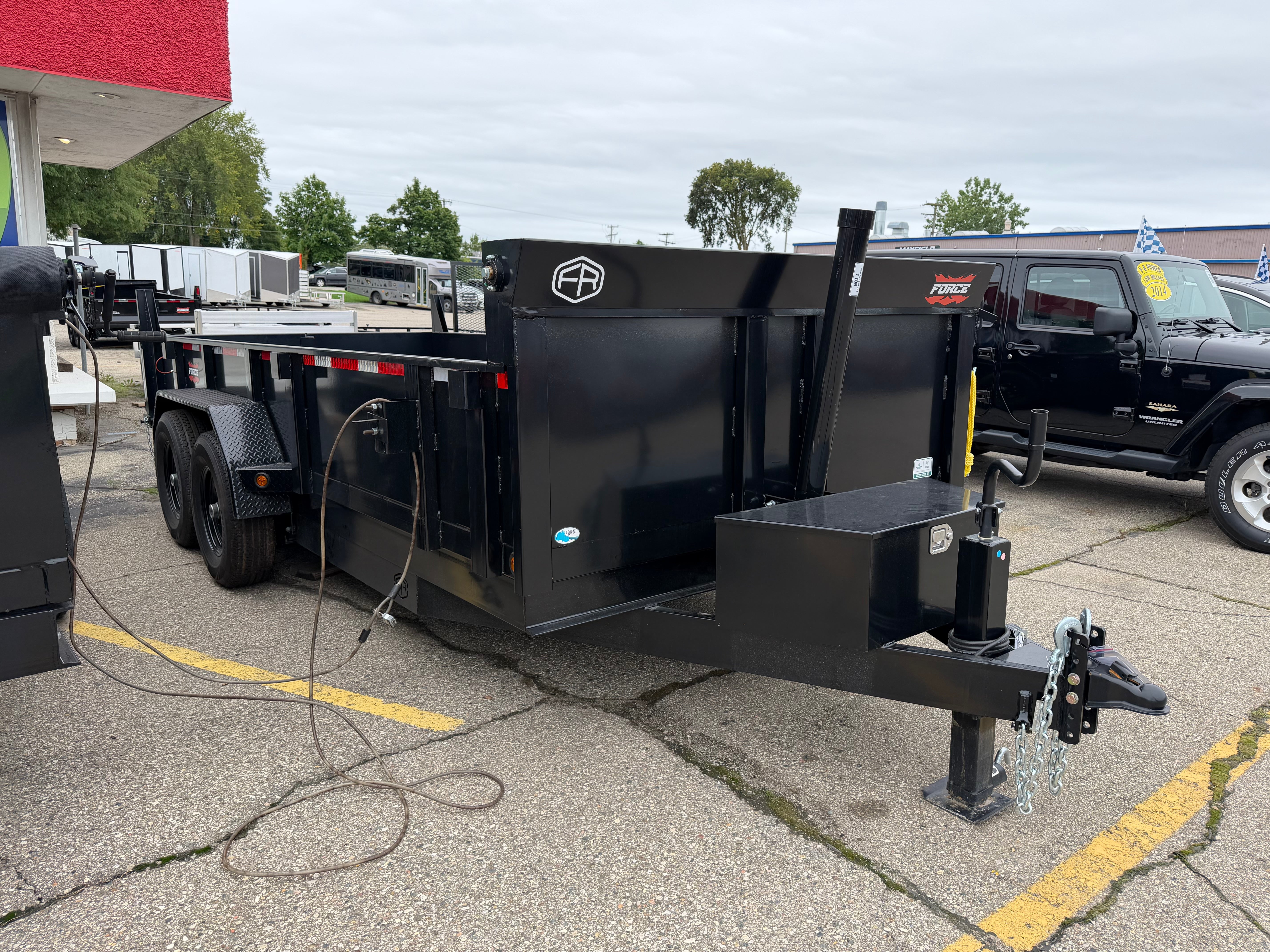 2027 Force 7' x 16' Telescoping Dump Trailer