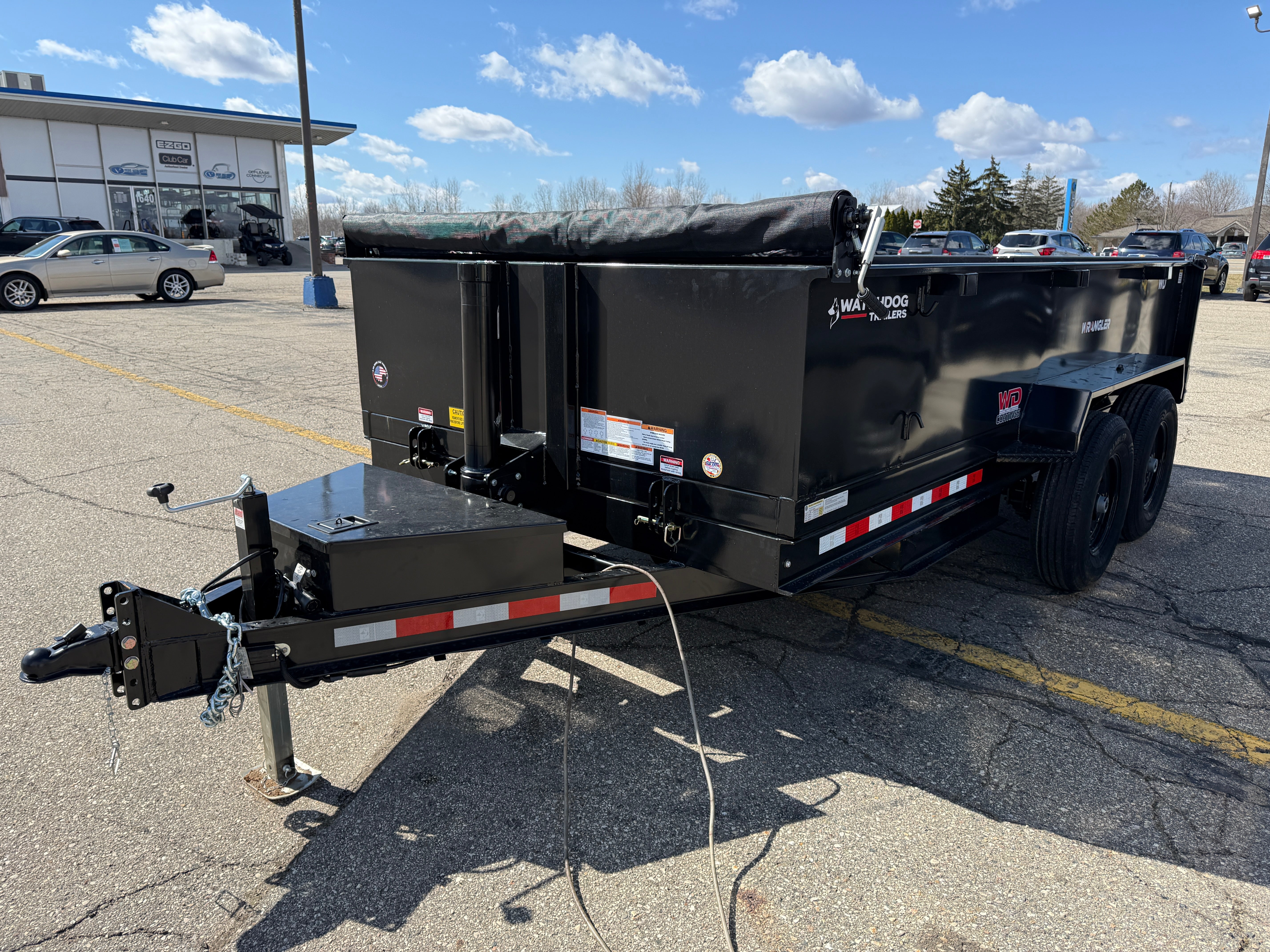 2026 Watchdog Wrangler 7' x 14' Telescoping Dump Trailer
