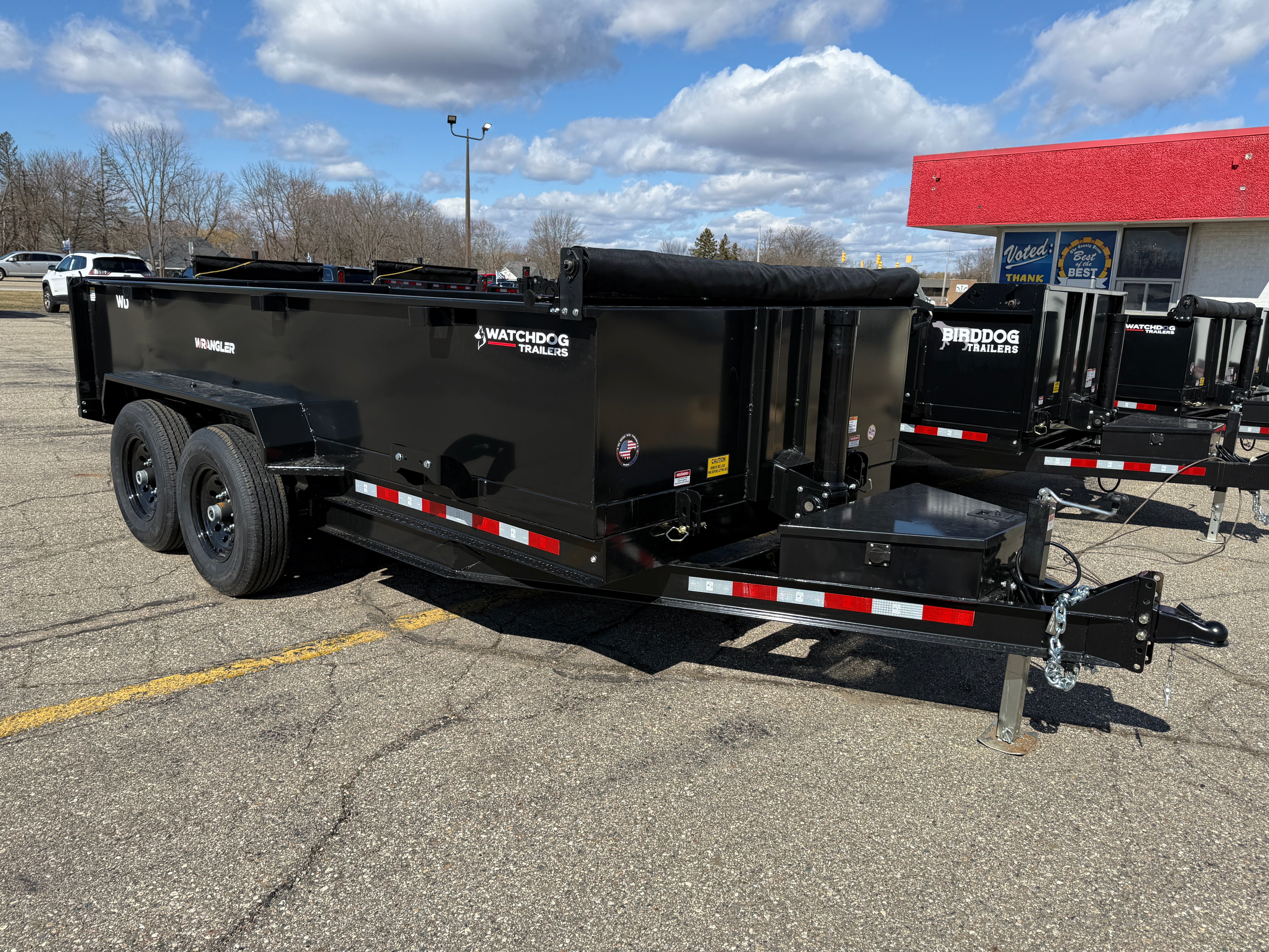 2026 Watchdog Wrangler 7' x 14' Telescoping Dump Trailer