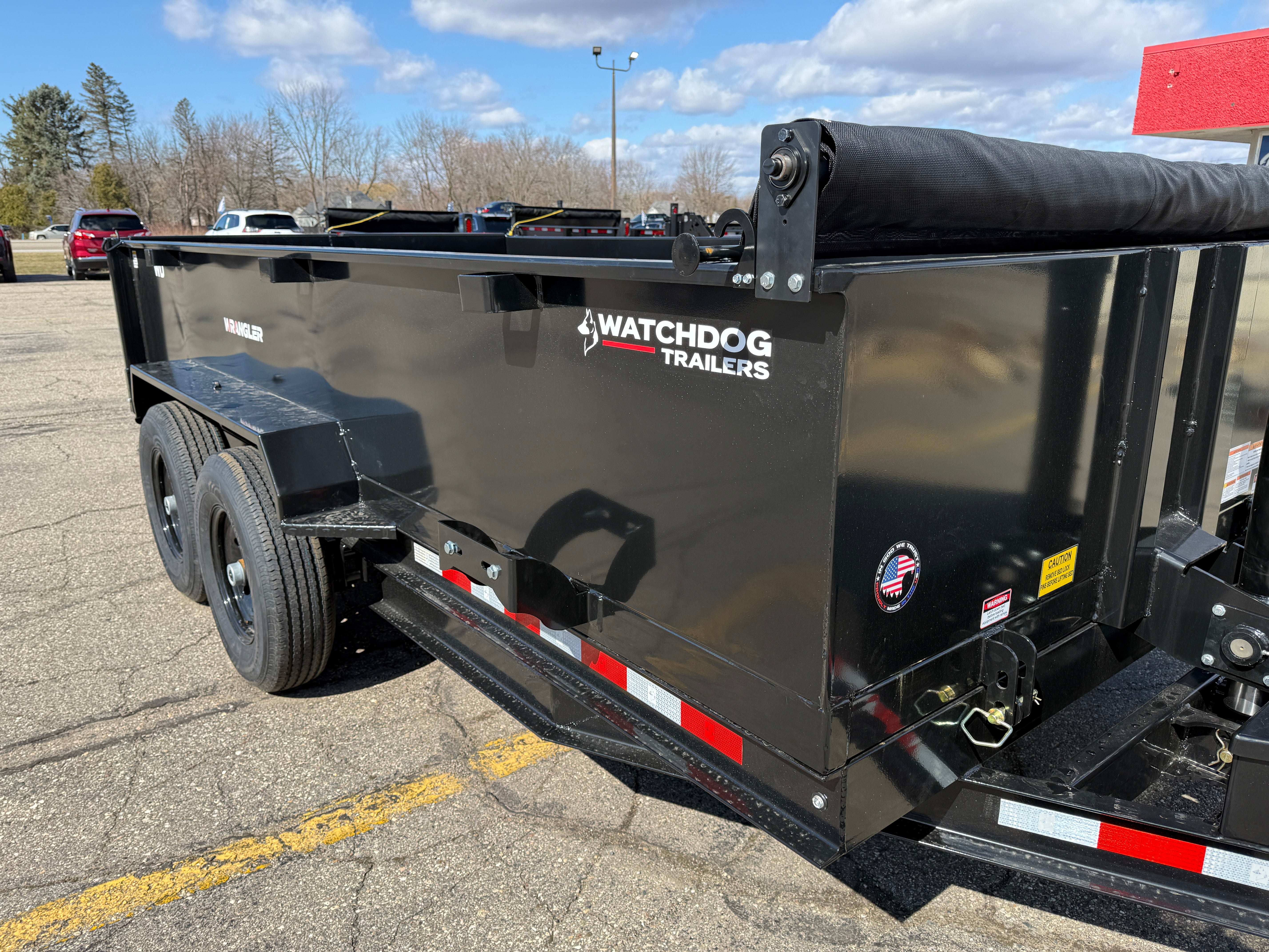 2026 Watchdog Wrangler 7' x 14' Telescoping Dump Trailer